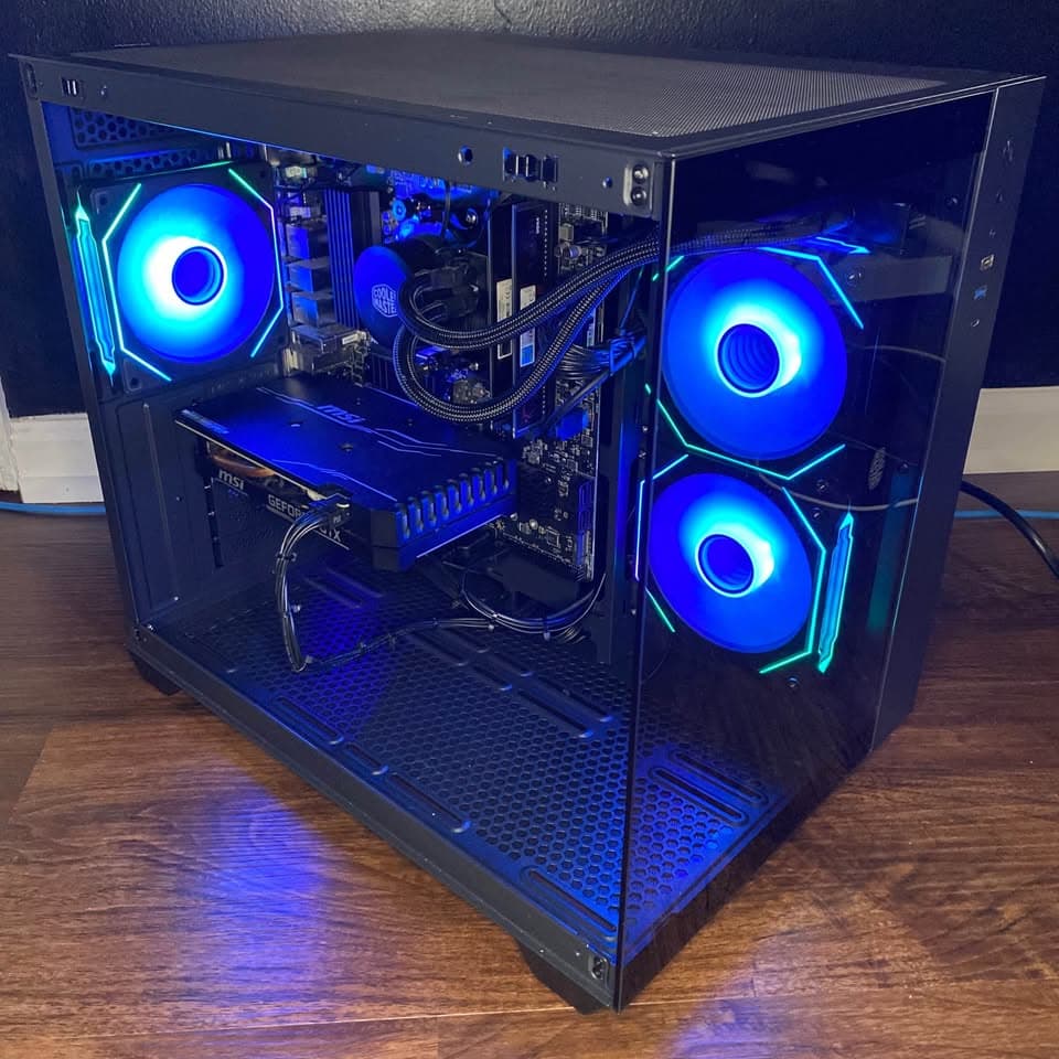 Black Gaming PC (GTX 1660 S 6GB + AMD Ryzen 5 2600 + 16GB DDR4 + SSD)