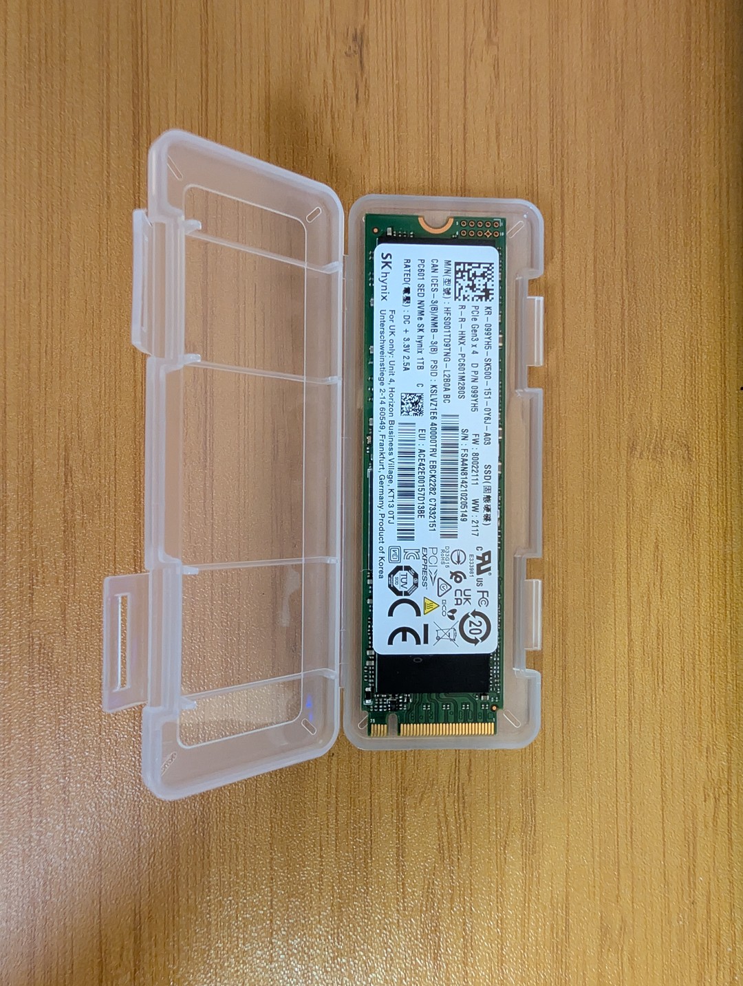 SK Hynix PC601 1TB NVMe SSD - (OEM version of Gold P31) - PCIe Gen 3x4 ...