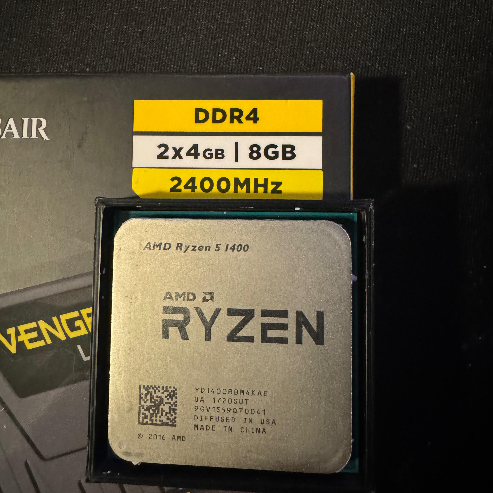 Cpu/Ram Combo Ryzen 5, ddr4🎒