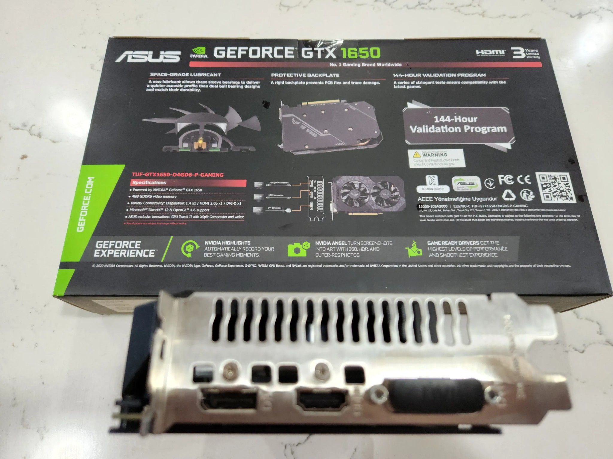 ASUS TUF GAMING 1650 OC