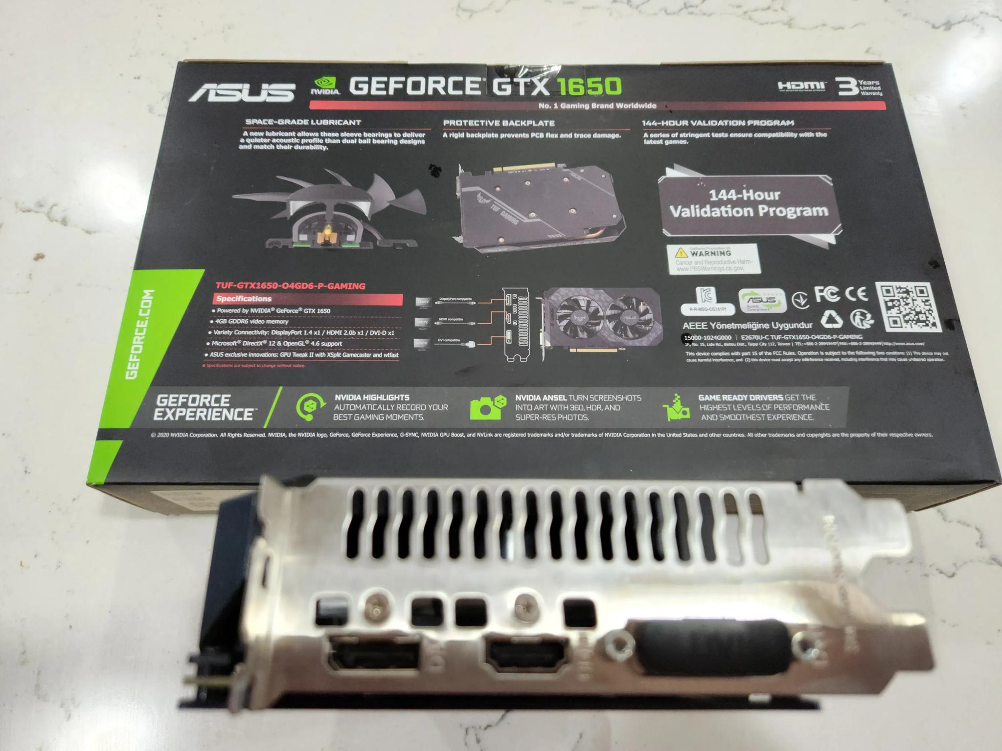 ASUS TUF GAMING 1650 OC