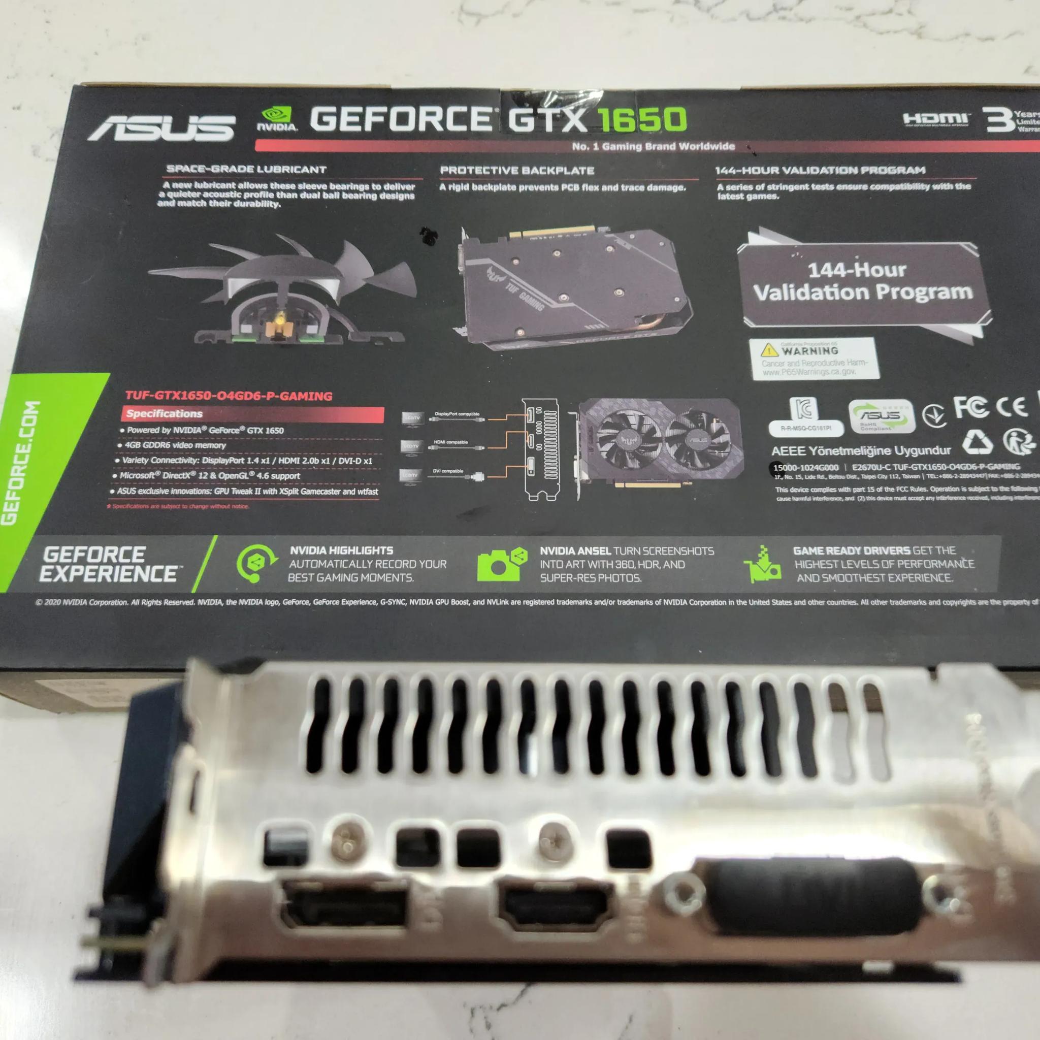 ASUS TUF GAMING 1650 OC