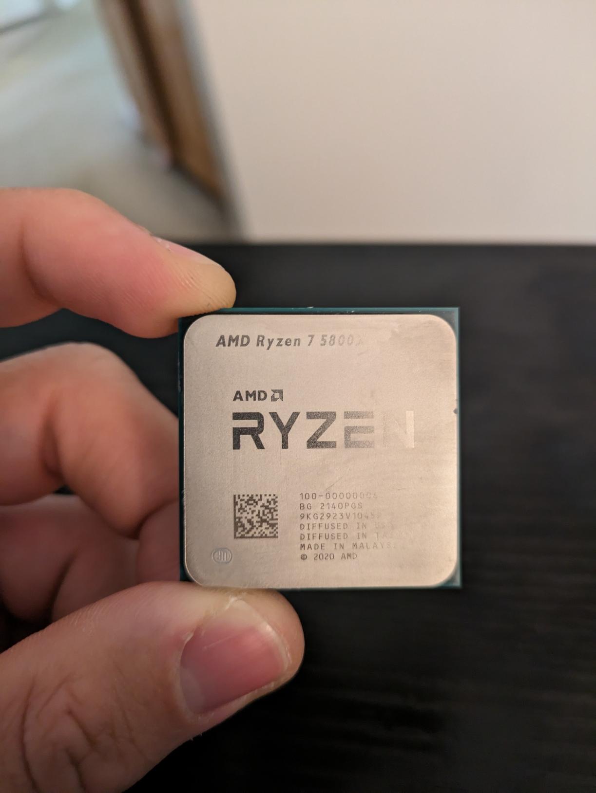 AMD Ryzen 7 5800X 8-core, 16-Thread Unlocked Desktop Processor