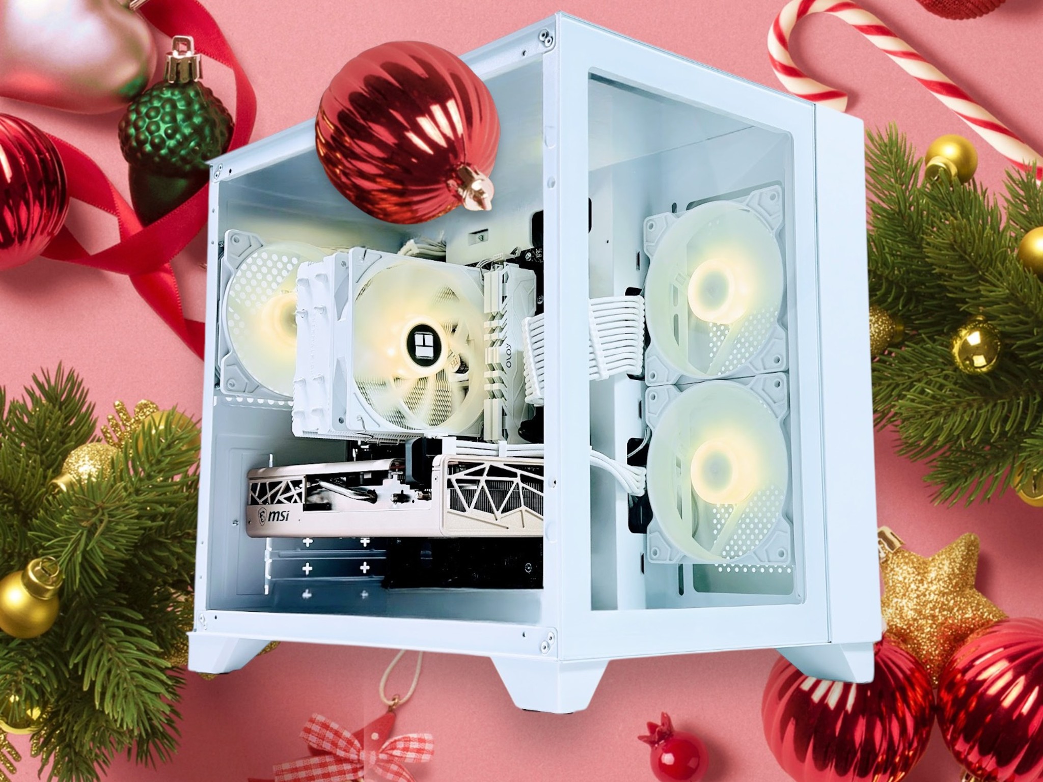{Holiday Sale}❄️Gaming PC❄️AMD RX 5700 8GB❄️AMD Ryzen 5 2600 6 core❄️16GB DDR4❄️500GB NVM...