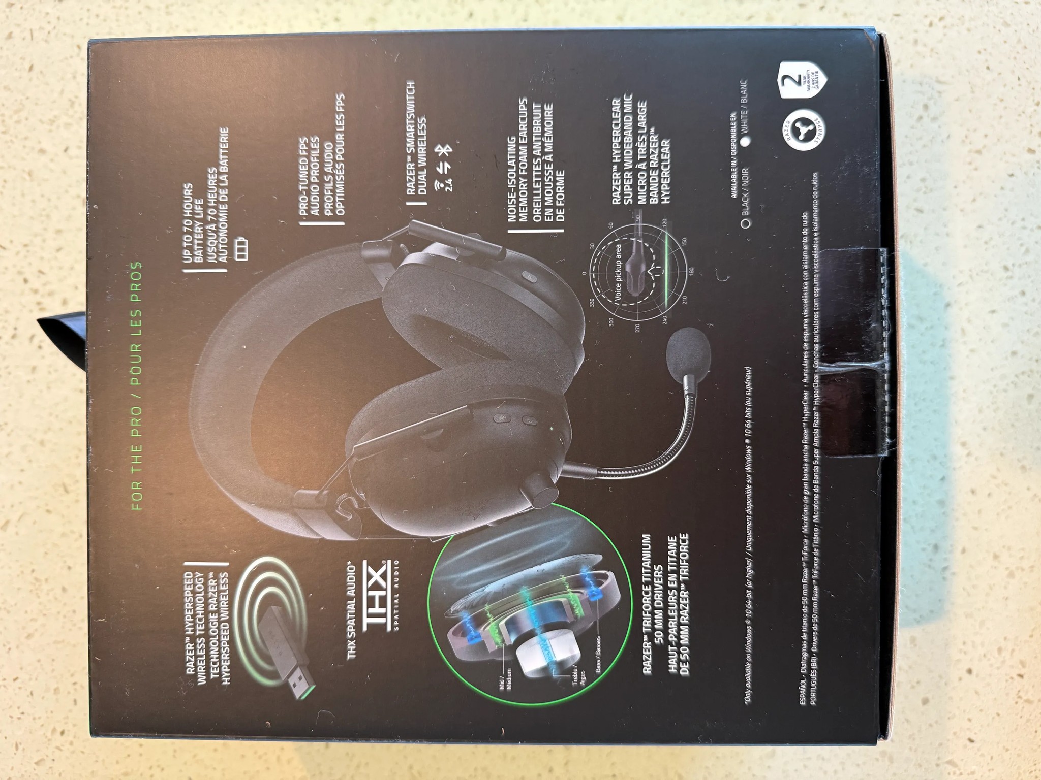 Razer BlackShark V2 Pro 2023 with Wicked Cushions Cooling Gel Cushions