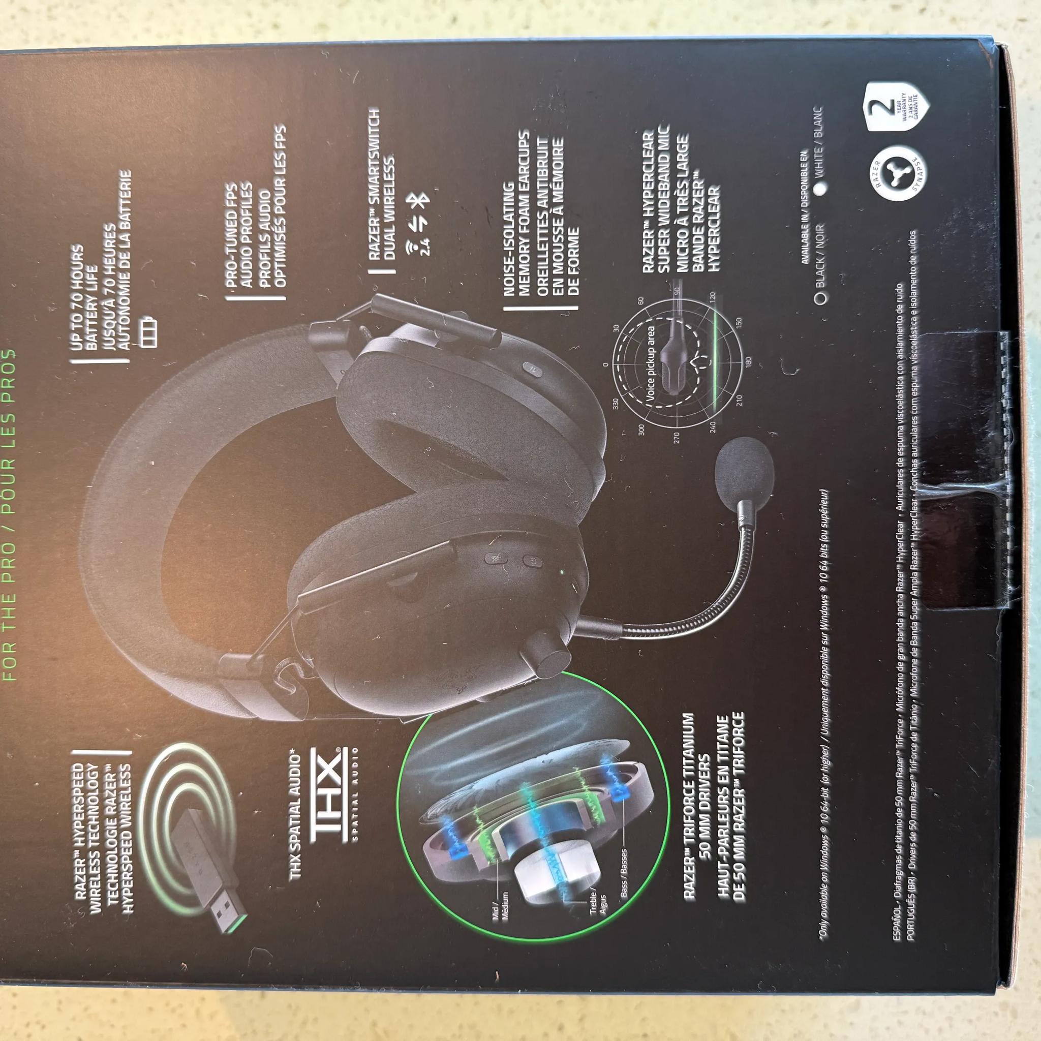 Razer BlackShark V2 Pro 2023 with Wicked Cushions Cooling Gel Cushions