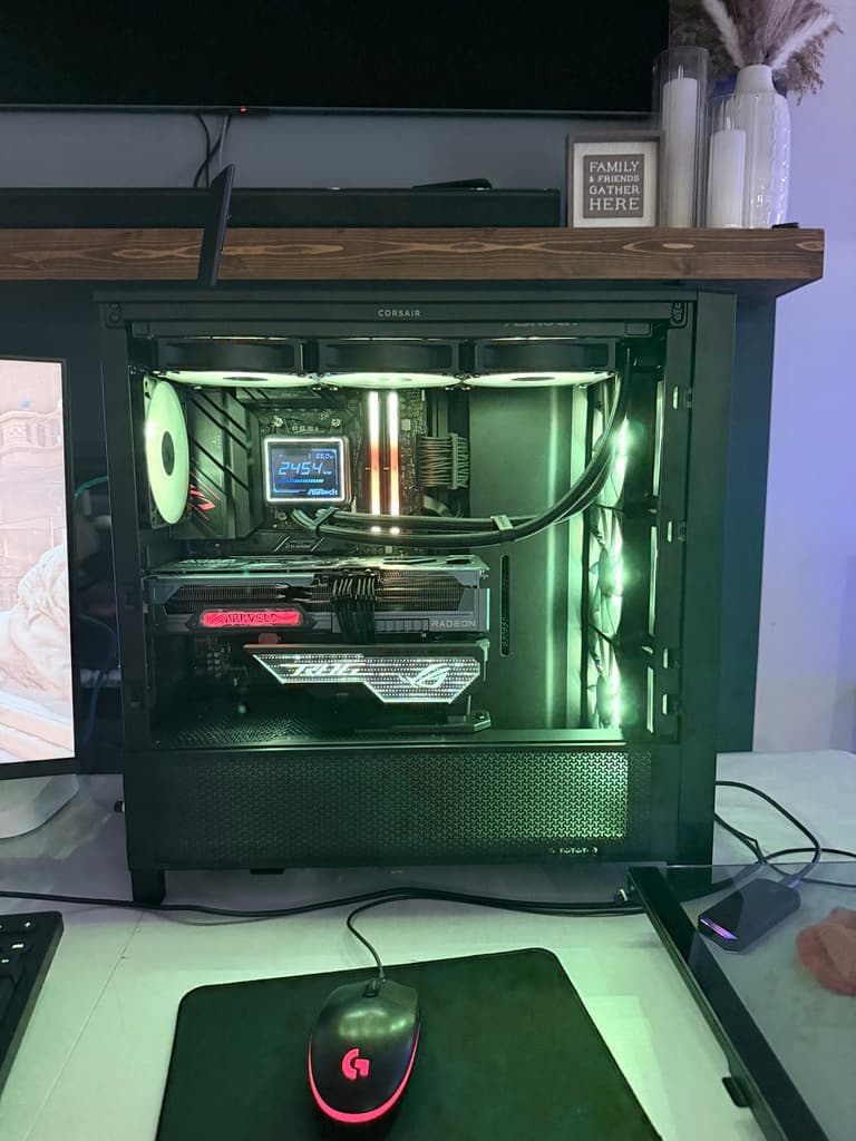 Ryzen 9 9950X RX 9070 XT 32GB DDR5 1.5TB NVMe Gaming PC Win 11 Pro