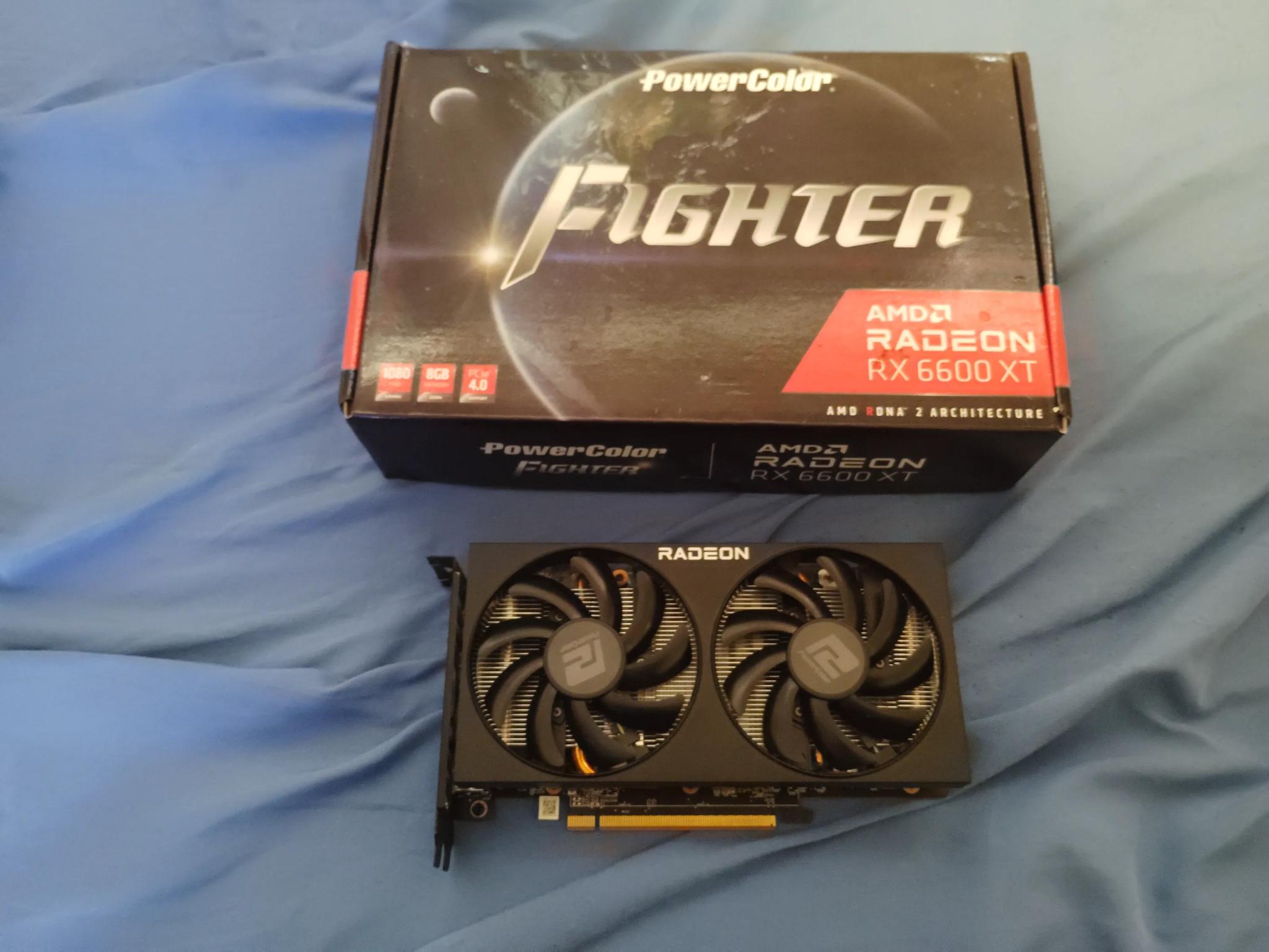 Powercolor Fighter Radeon RX 6600 XT 8GB - Non-Working Condition (Cheap - Read!)