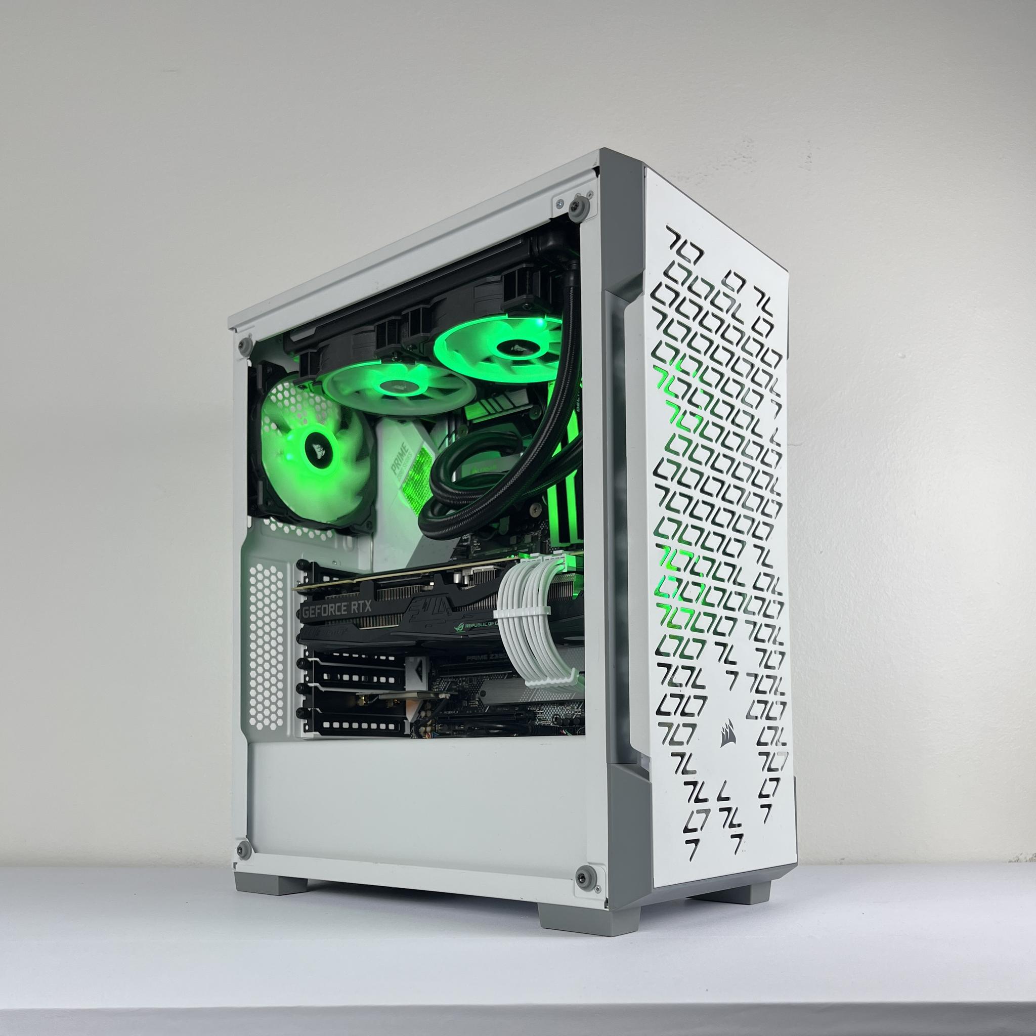 ❄️GLACIER❄️ | 1440p Gaming PC | Intel i7 9700k | Asus RTX 2080 | 32GB DDR4 3600MHz