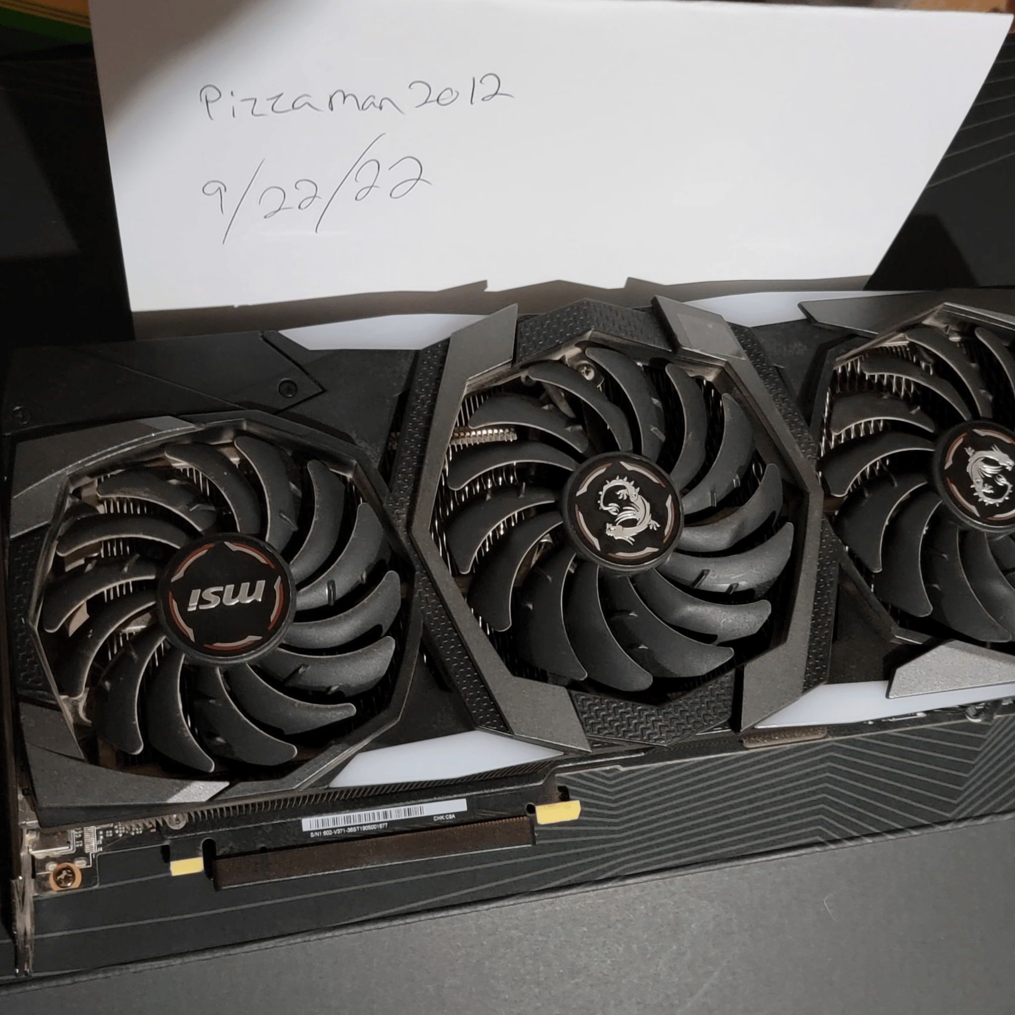 MSI 2080Ti works great just upgraded, cross posted to reddit. Priced to sell!