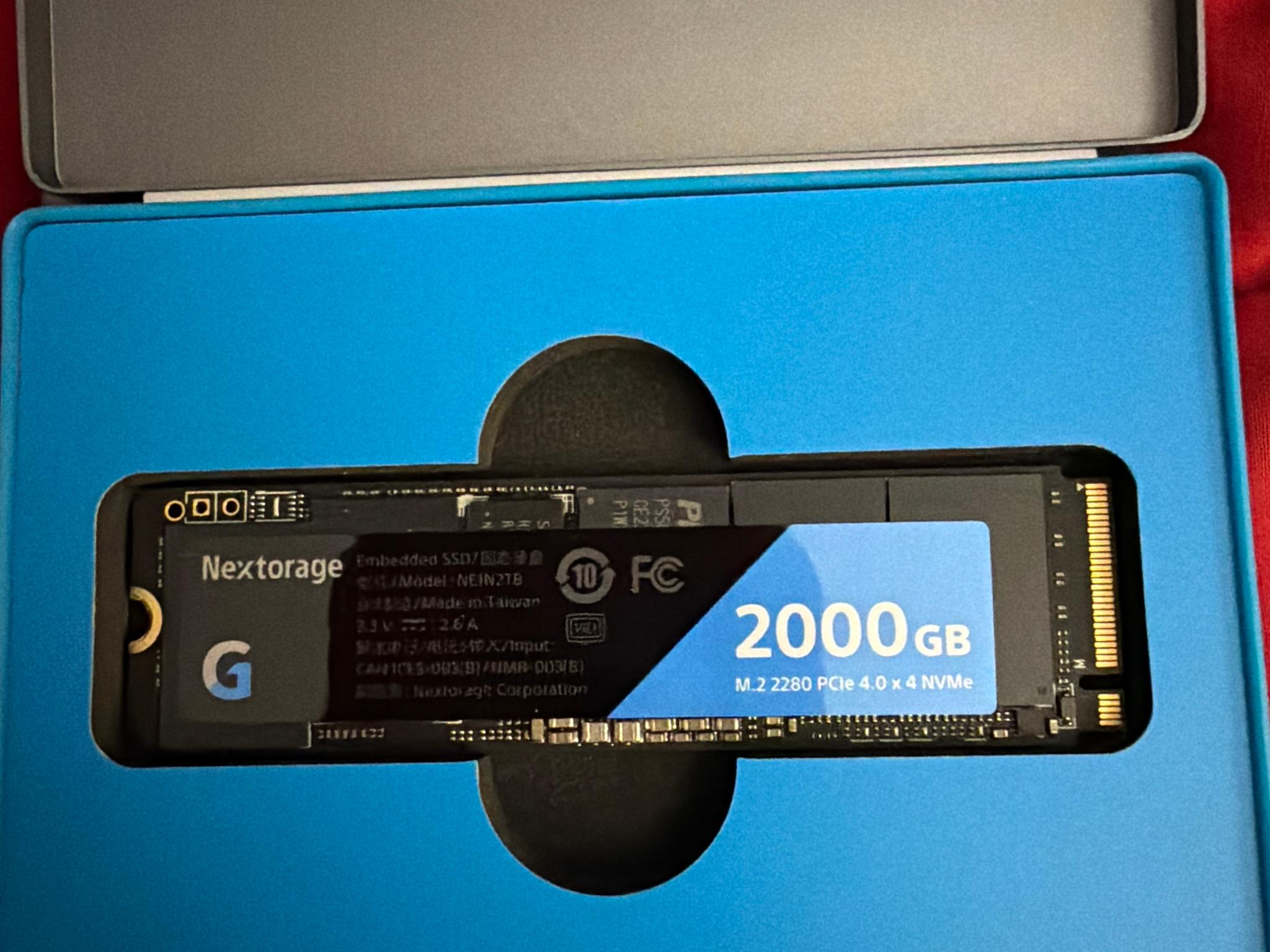 2TB Nextorage (Sony) GEN 4 NVMe M.2 SSD