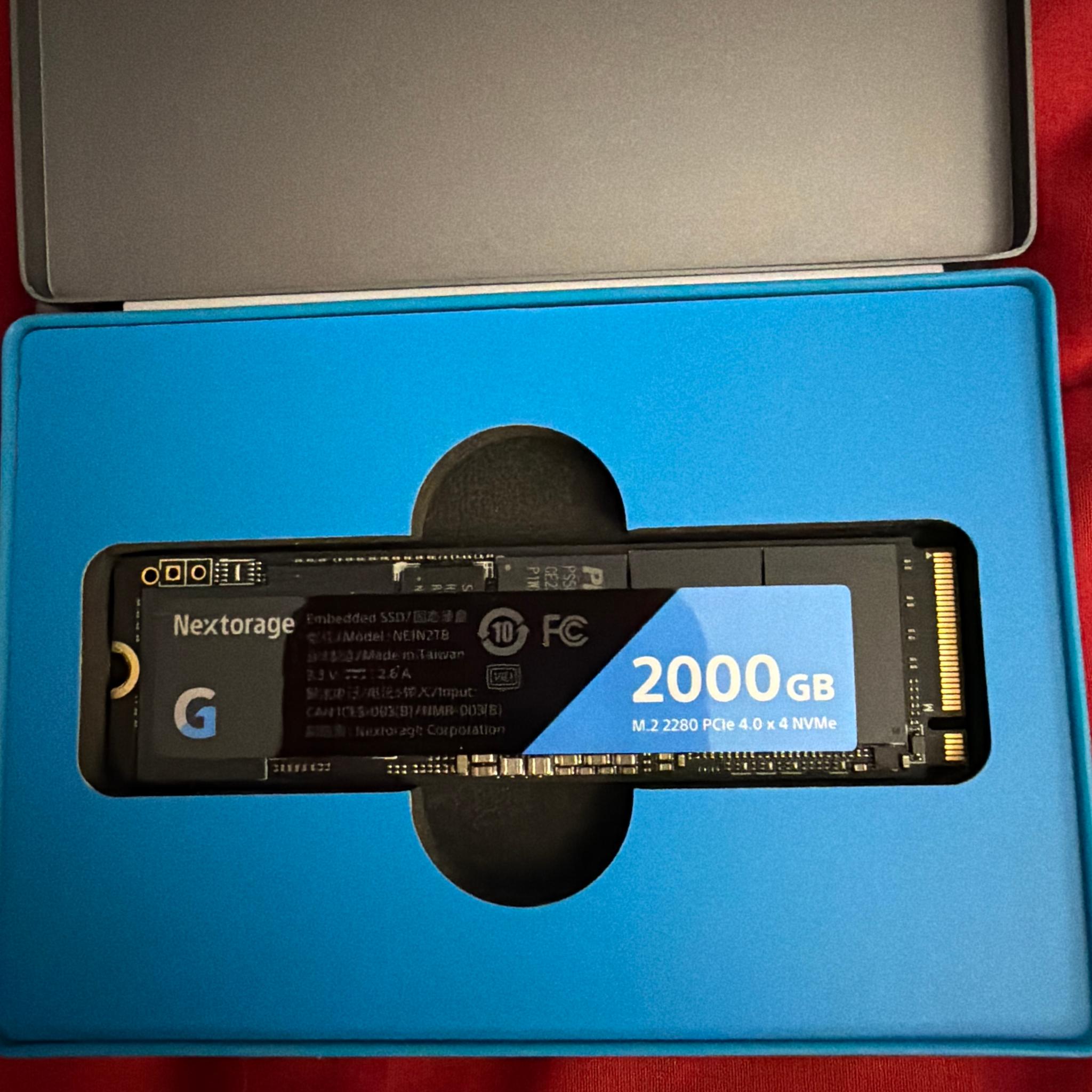 2TB Nextorage (Sony) GEN 4 NVMe M.2 SSD