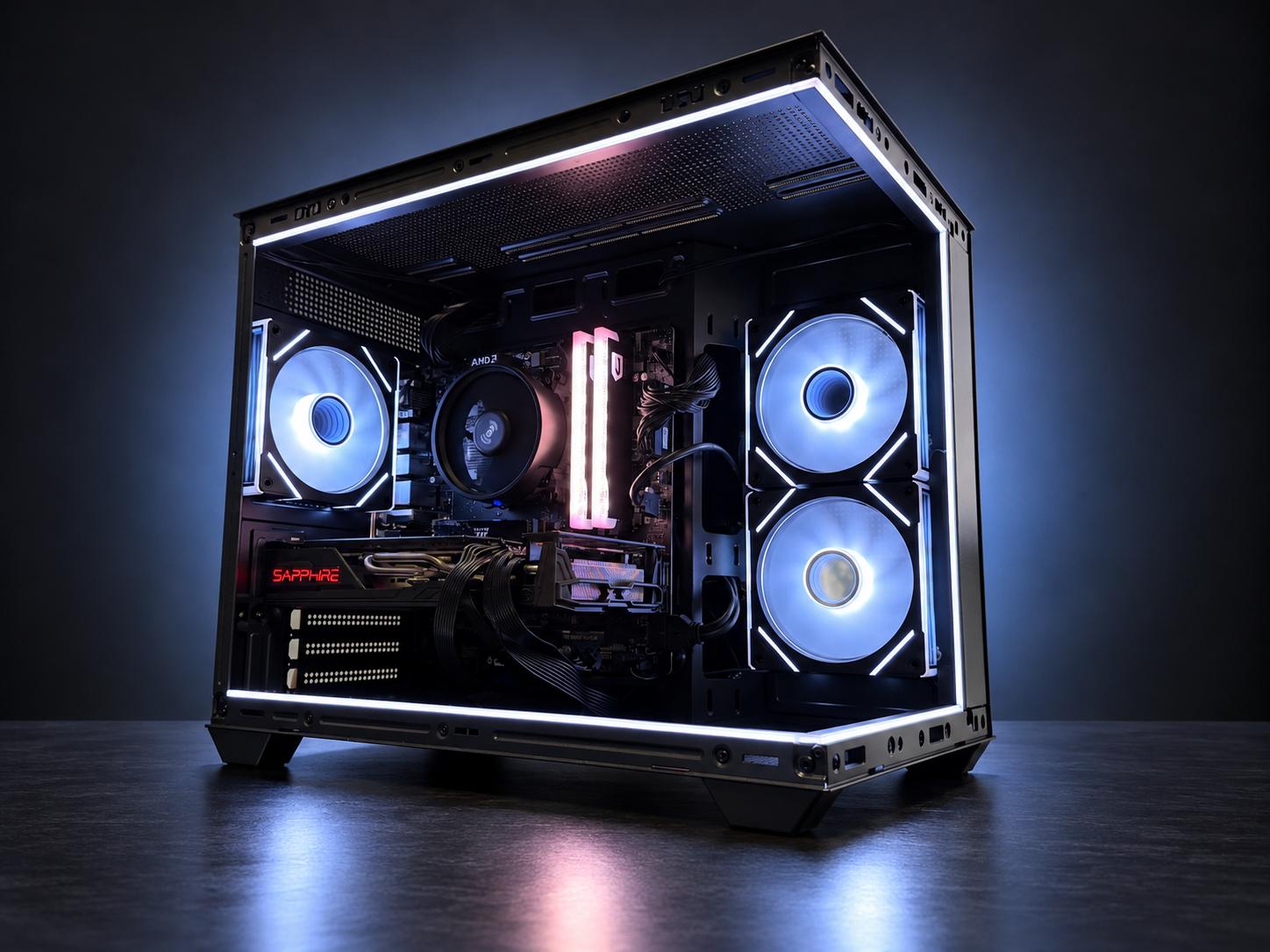 Radeon RX 5700 XT Custom Gaming PC - Ryzen 5 5500, 16GB RAM