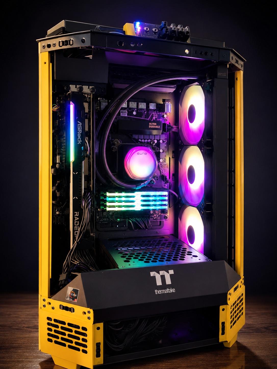 RX 9060 XT 16GB 1440p Gaming PC | Ryzen 5 5600X3D | 32GB RGB | 1TB SSD | Wi-Fi | Bluetooth | Win 11