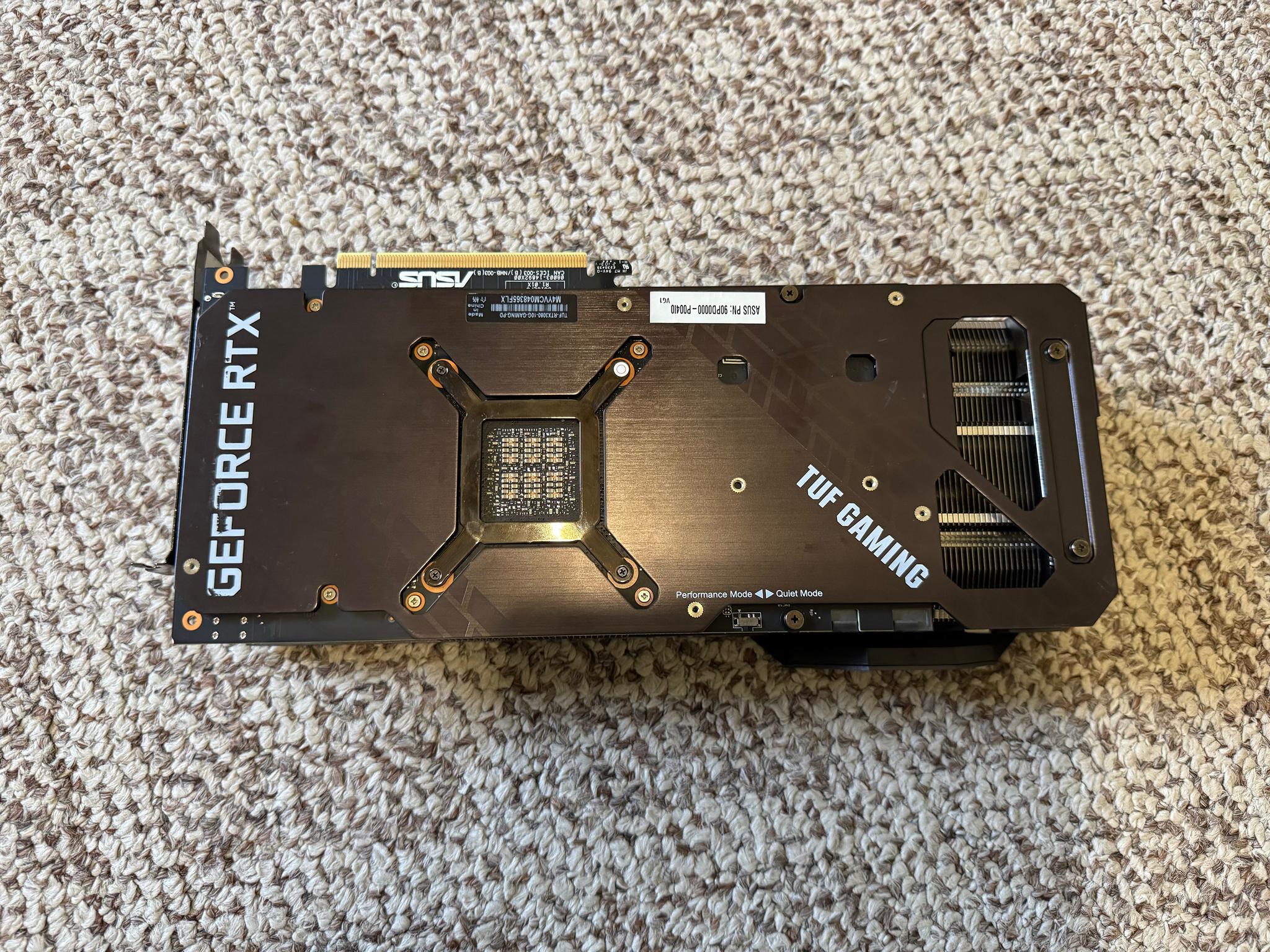 ASUS TUF Gaming GeForce RTX 3080 10GB GDDR6X Graphics Card