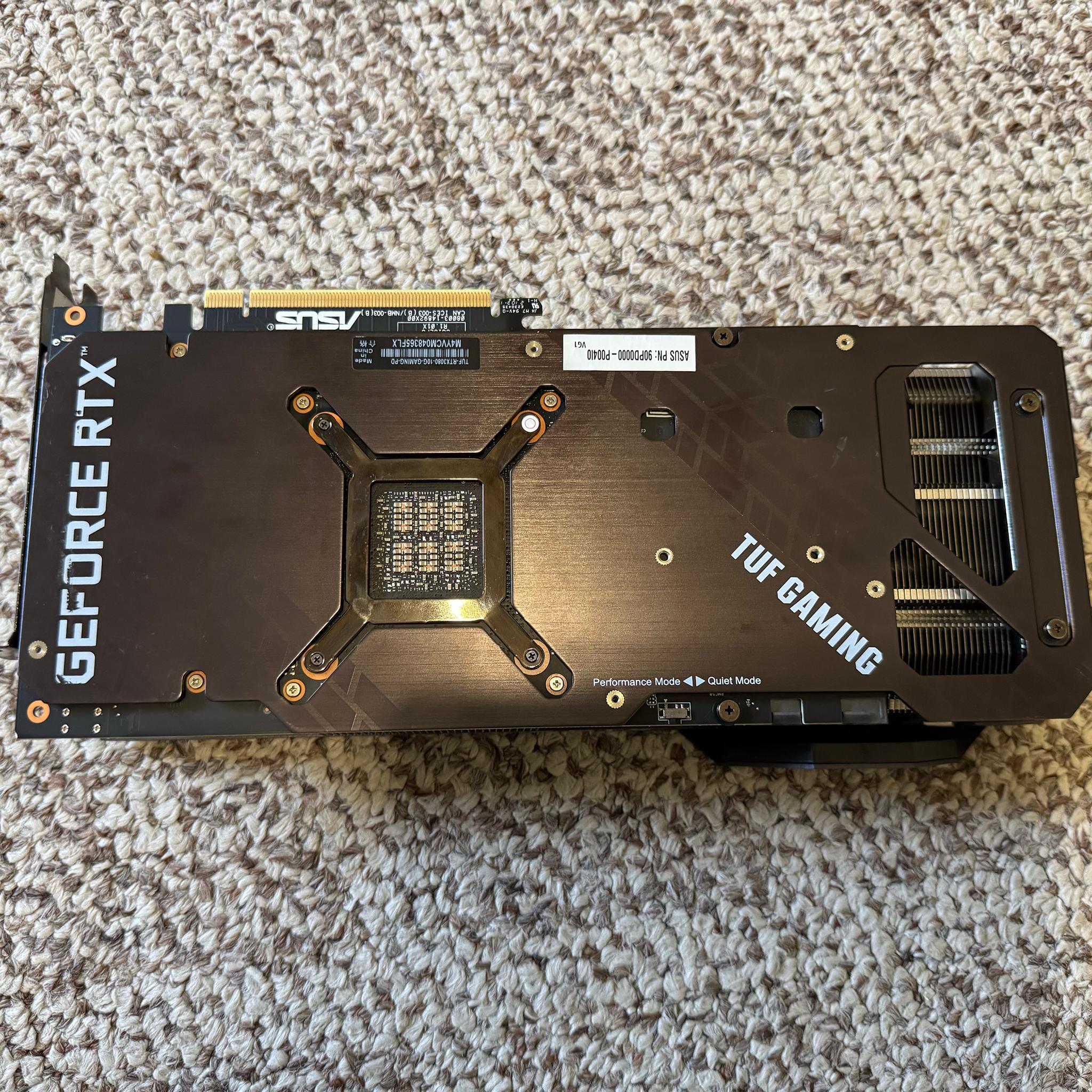 ASUS TUF Gaming GeForce RTX 3080 10GB GDDR6X Graphics Card