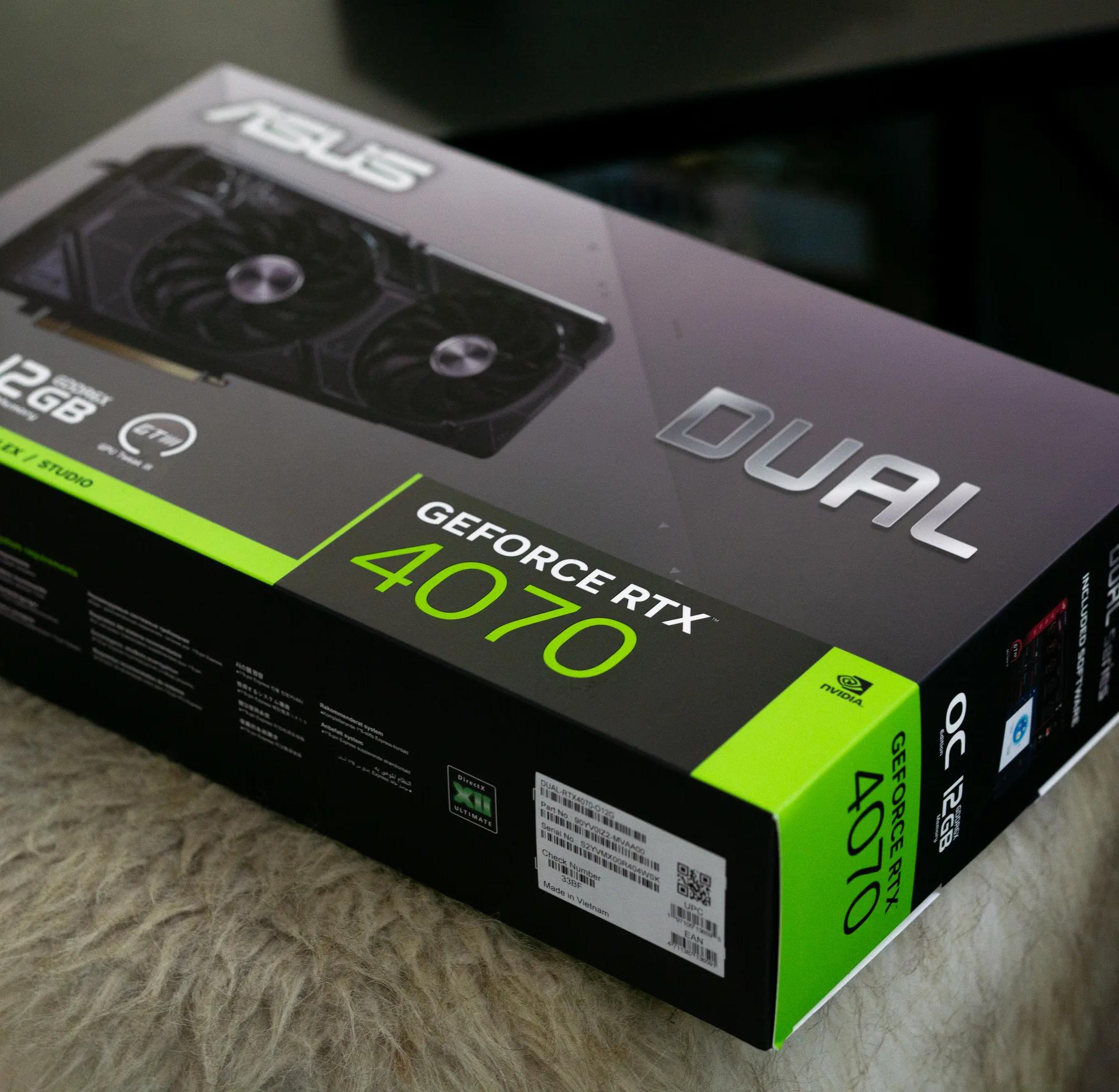 Brand New RTX 4070 | ASUS Dual OC 12GB