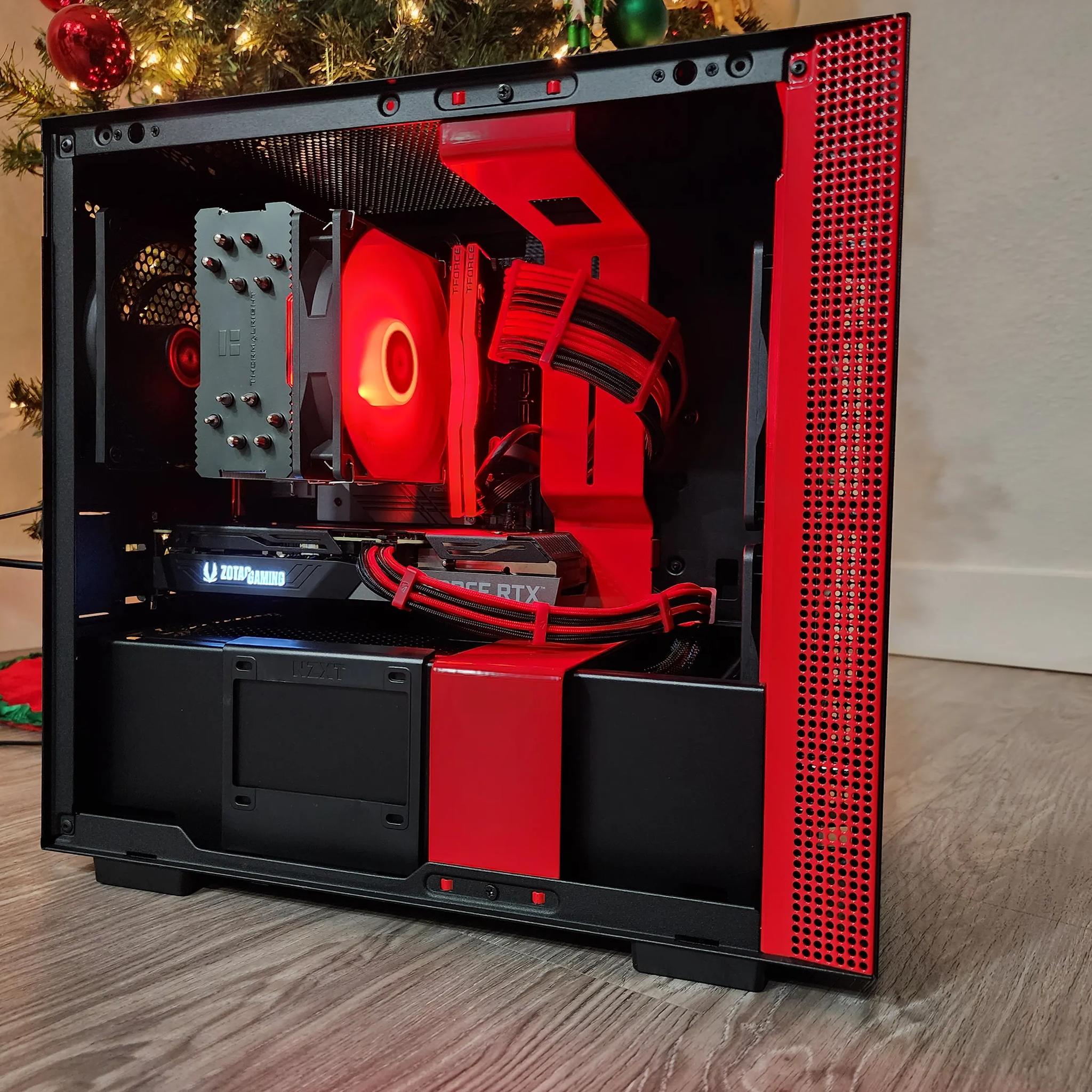 "Red Steele" Gaming PC | R5 3600 | RTX 3060Ti | 16GB RAM | 1TB NVME