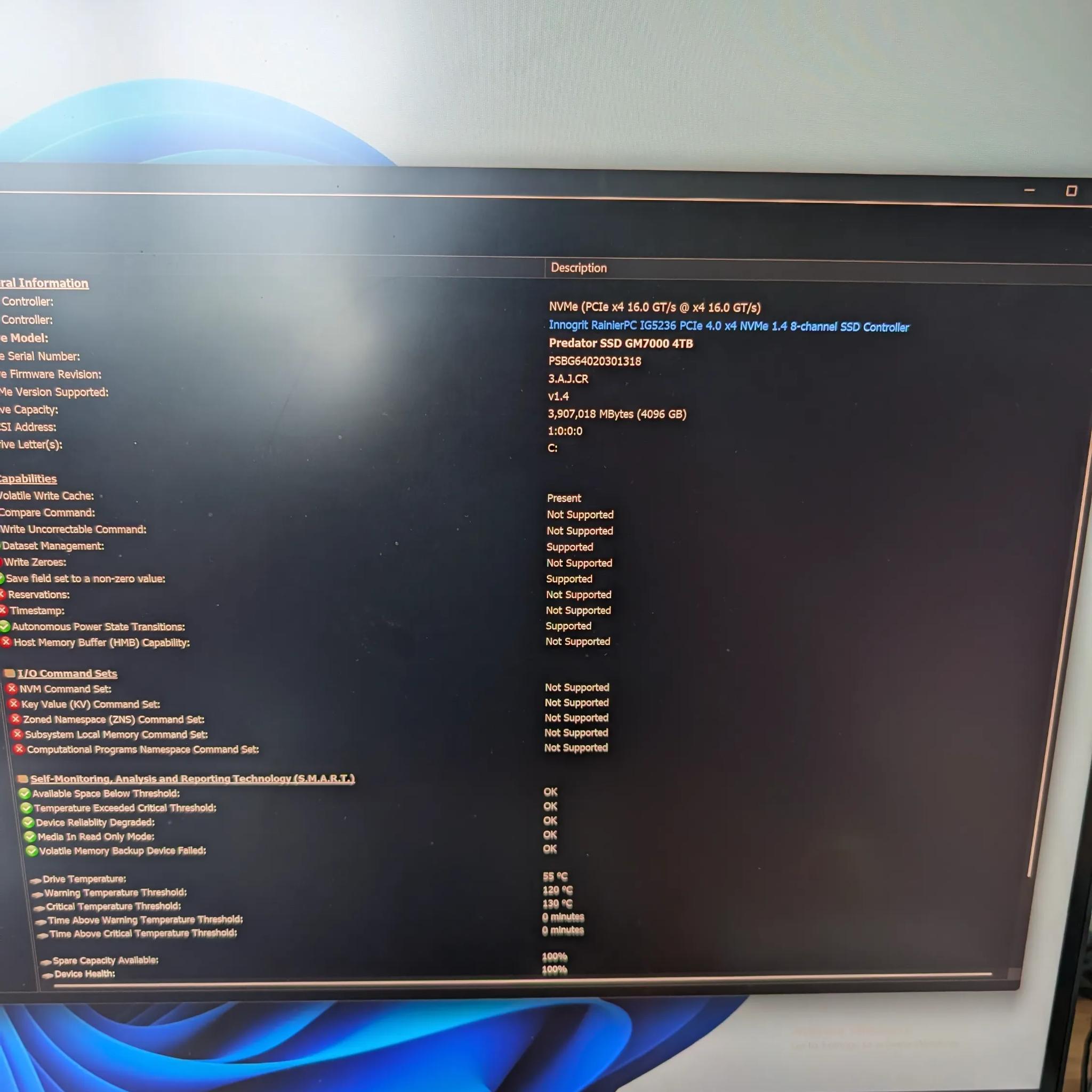 Acer Predator GM7000 NVME Gen 4 - 4TB