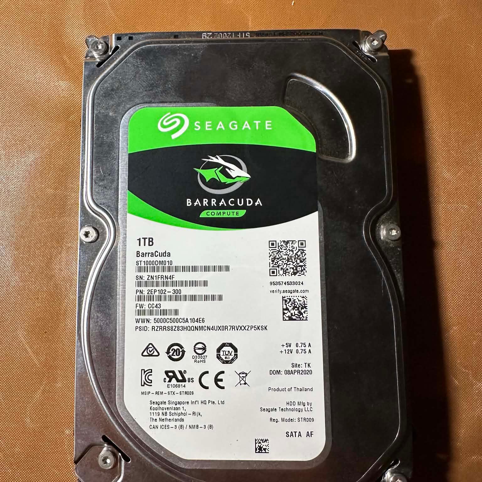 Seagate Barracuda ST1000DM004 1TB - Image 1