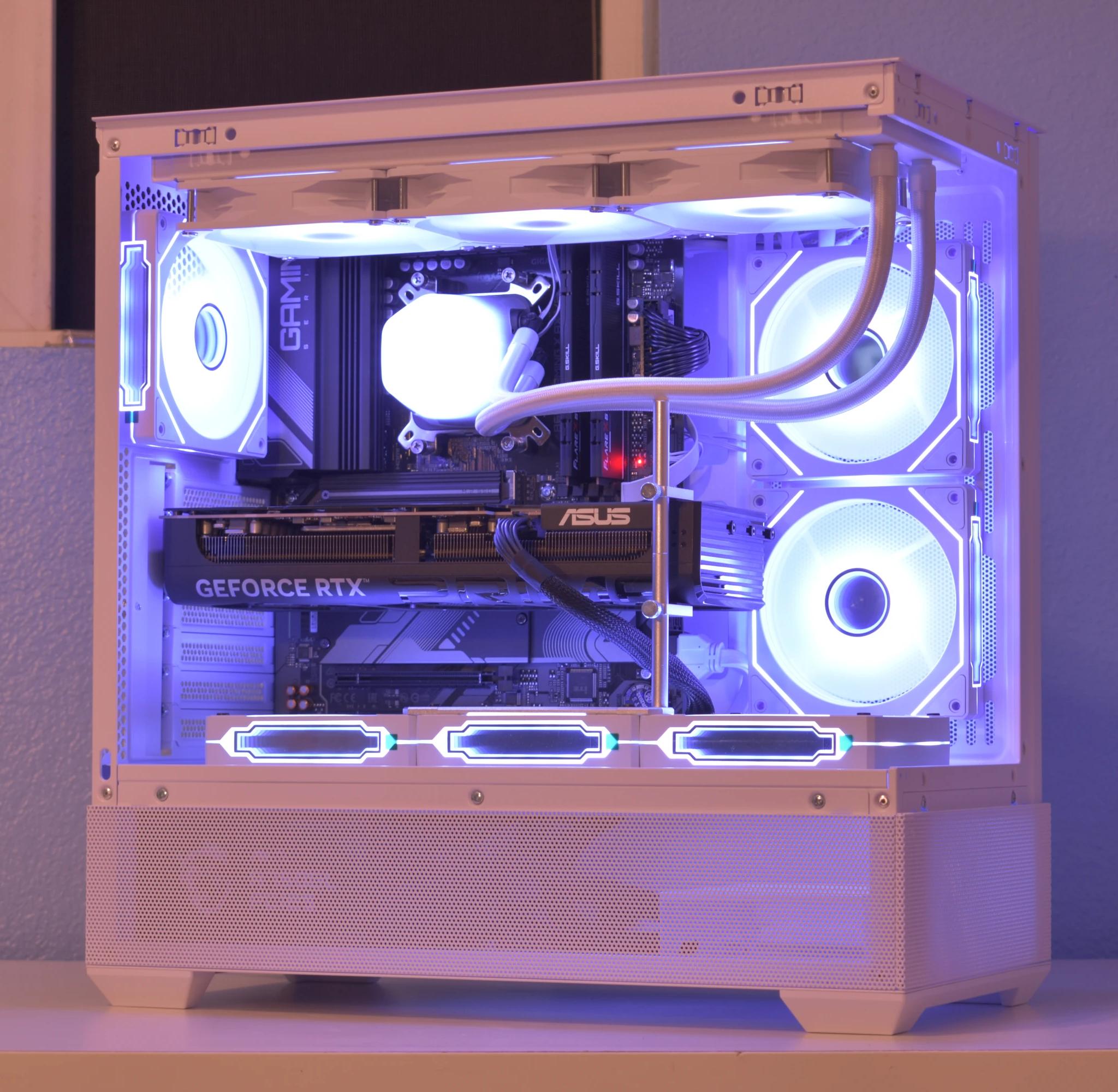 🚀High End Gamer🚀 Ryzen 7 9800X3D | RTX 5070ti 16GB | 32GB DDR5 | 2TB nVME SSD | White | RGB+Wifi