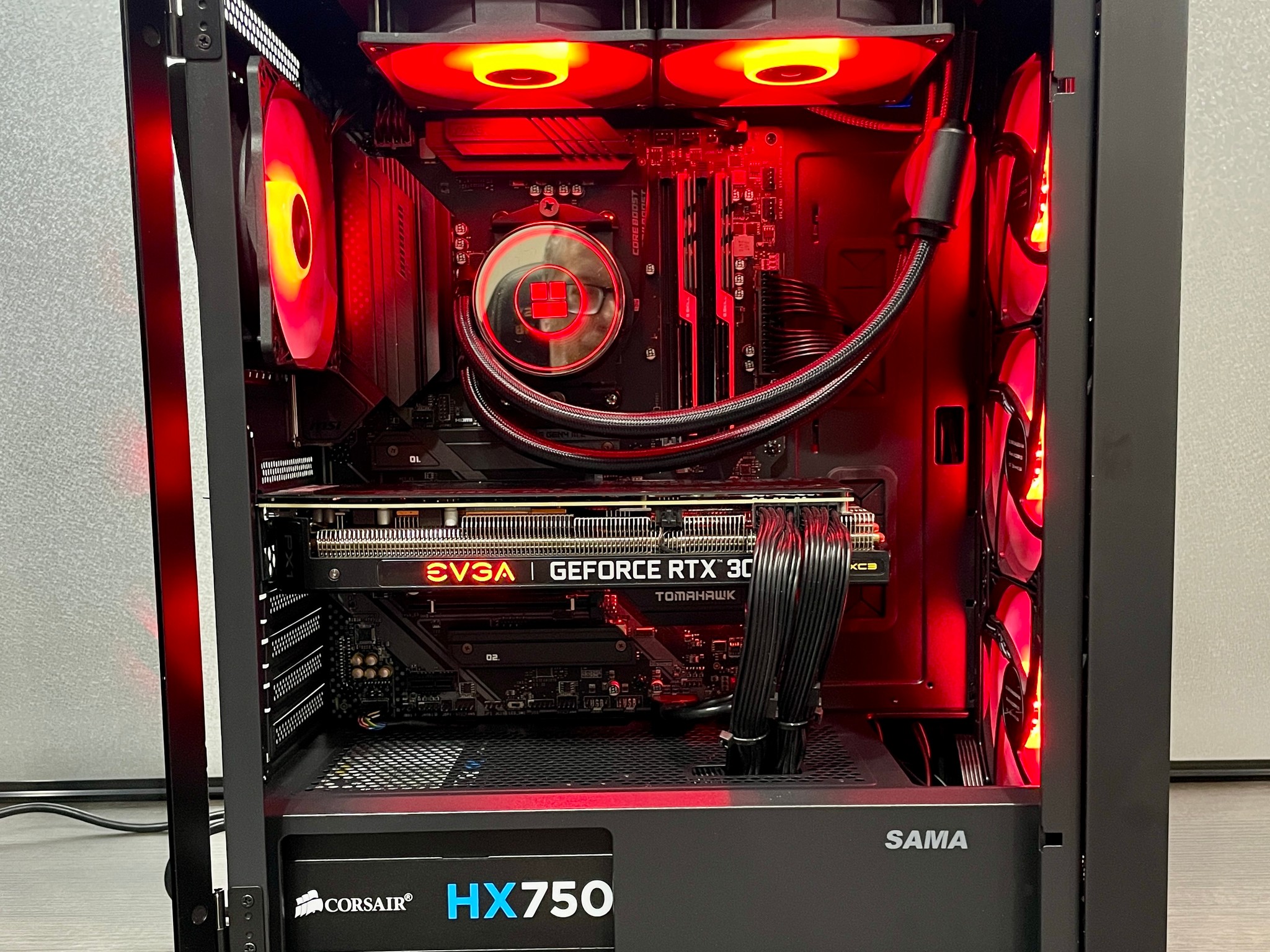 Custom Water-Cooled Gaming PC / Ryzen 9 5900X / RTX 3070 / 32GB / 1TB / Windows 11 Pro