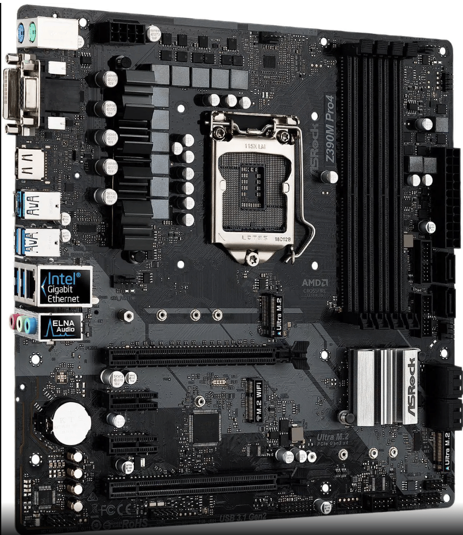 NEW ASRock Z390M Pro4 Intel Z390 LGA 1151 Micro ATX Motherboard