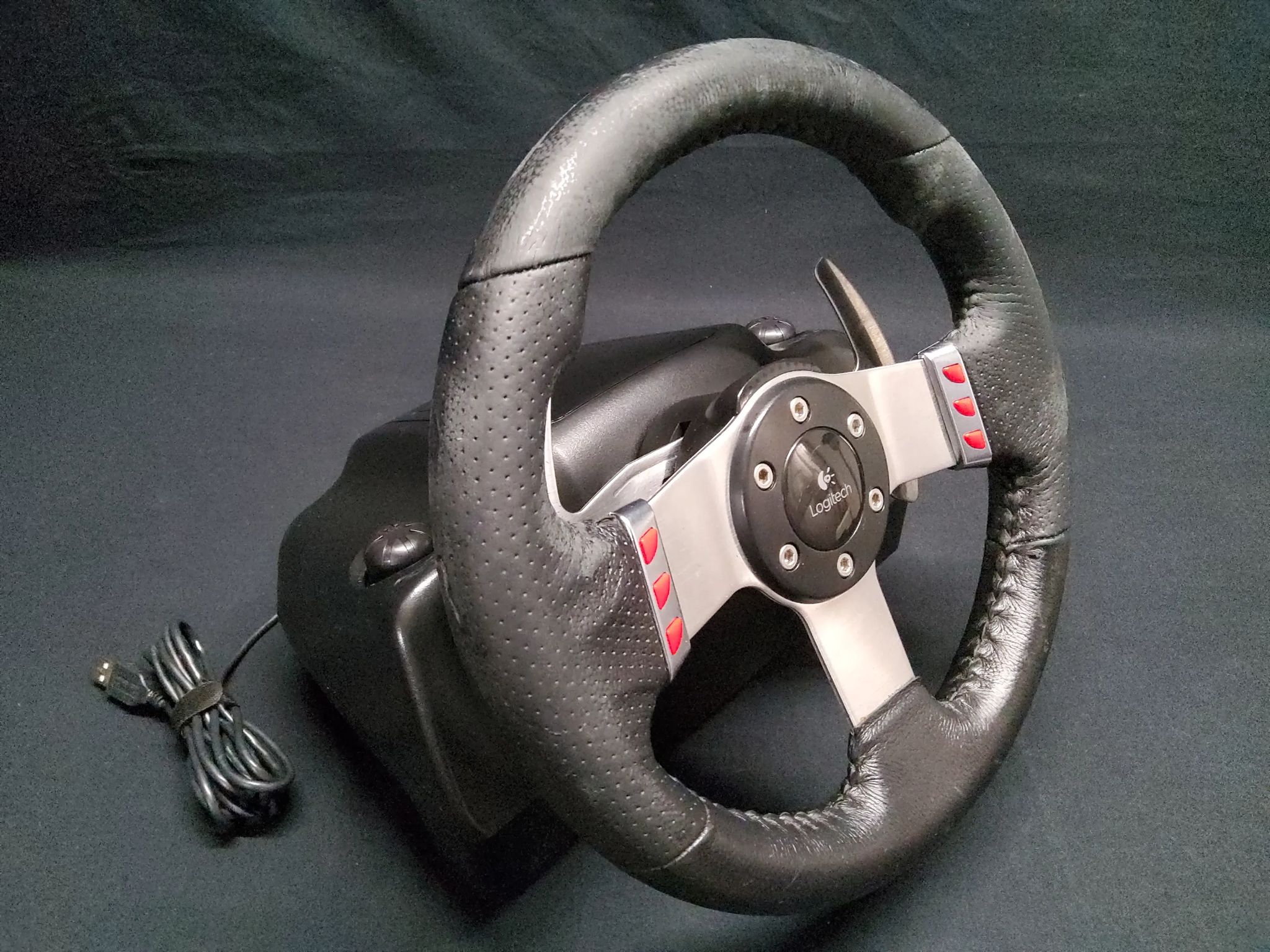 🏁Logitech G27🏁 Sim Racing Wheel, Pedals, Shifter with Upgraded