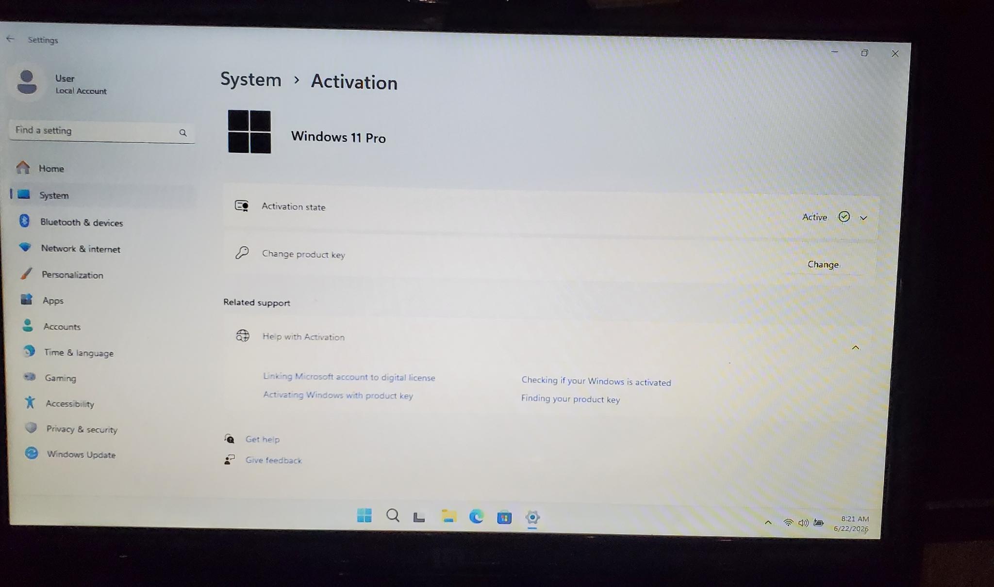 HP Pavilion dv6-2066dx Laptop (Win 11)