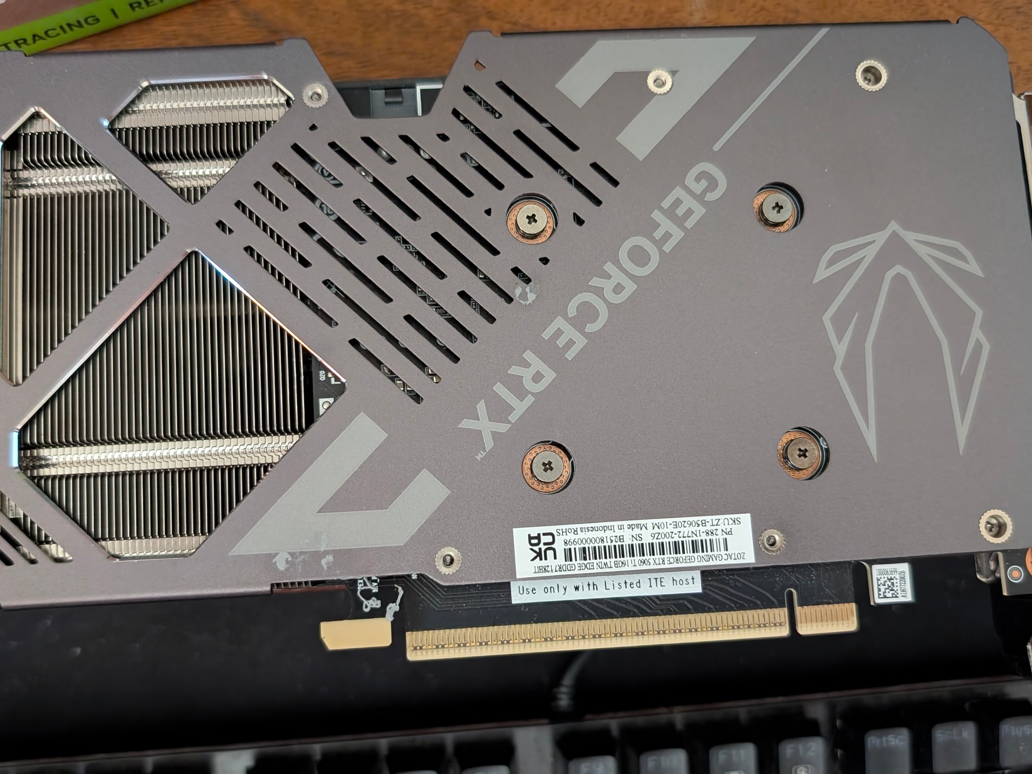 Zotac GeForce RTX 5060 ti 16GB