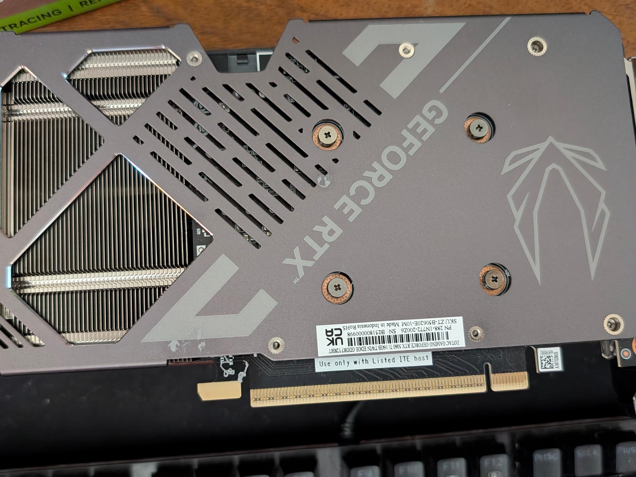 Zotac GeForce RTX 5060 ti 16GB