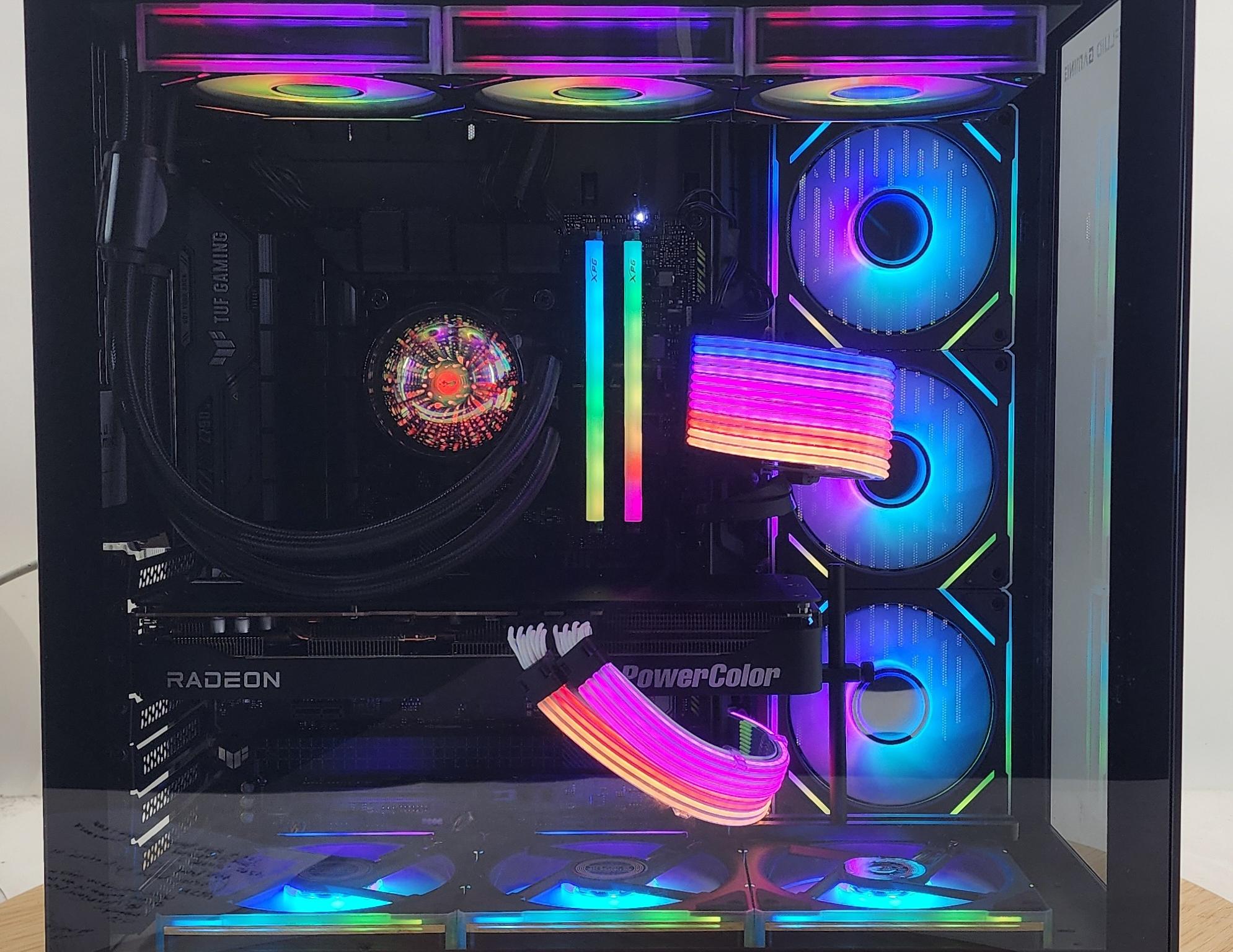 Gaming PC i7-14700KF 32GB RAM 1TB SSD RX 9070 XT 16GB Windows 11 Computer