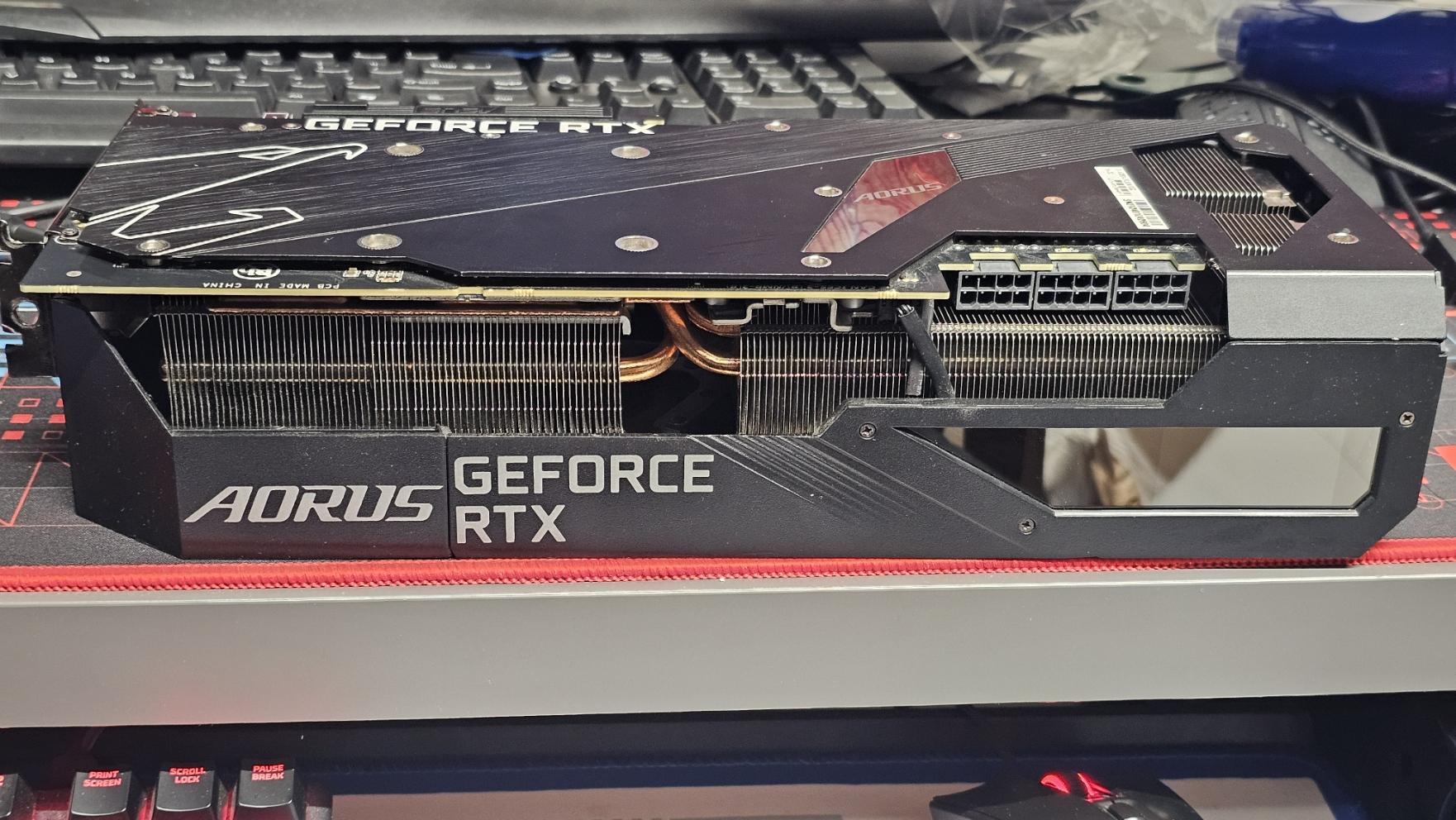 Used Gigabyte RTX3080 Aourus Master OC graphics card