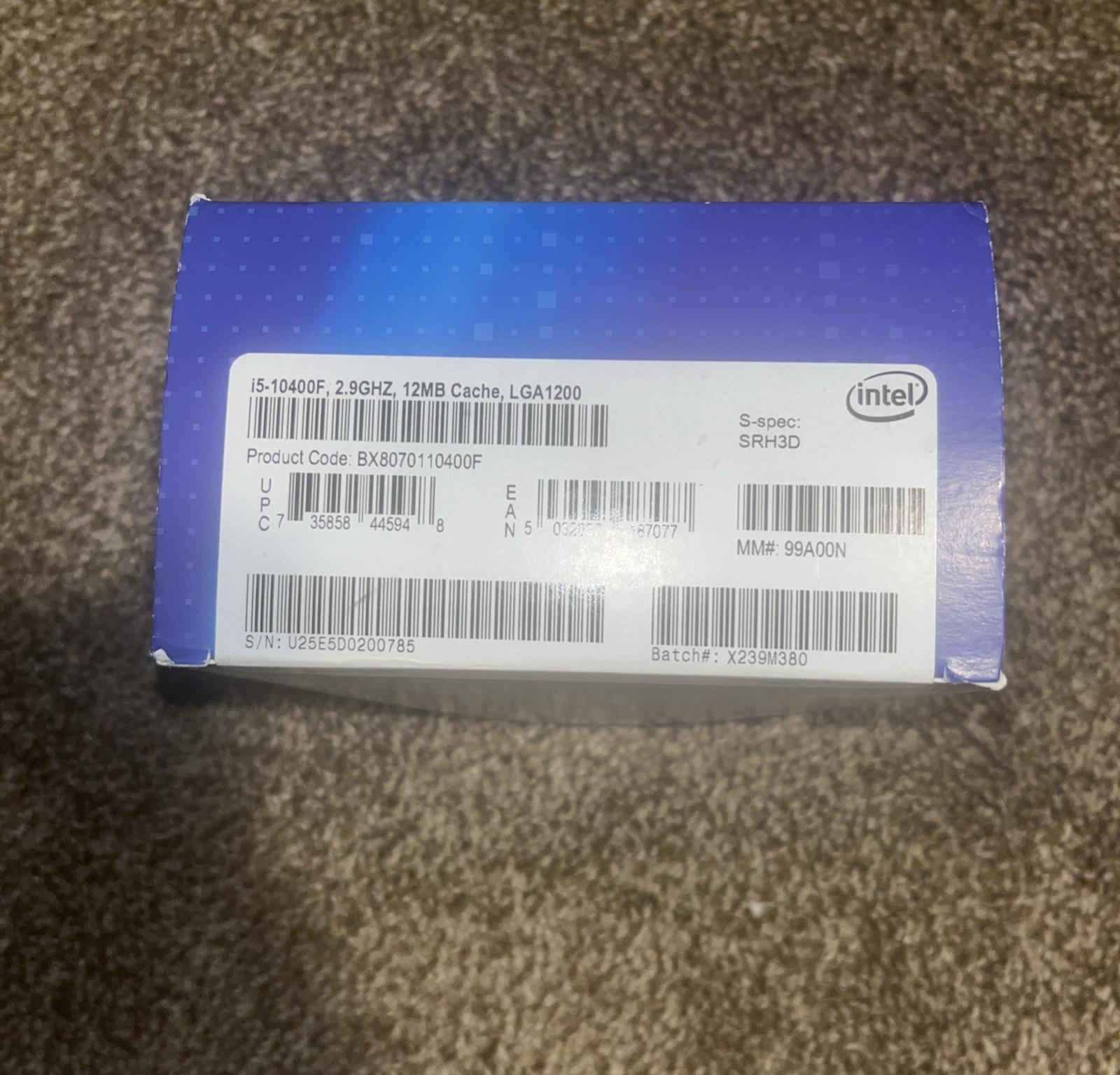 Intel Core I5-10400F LGA 1200