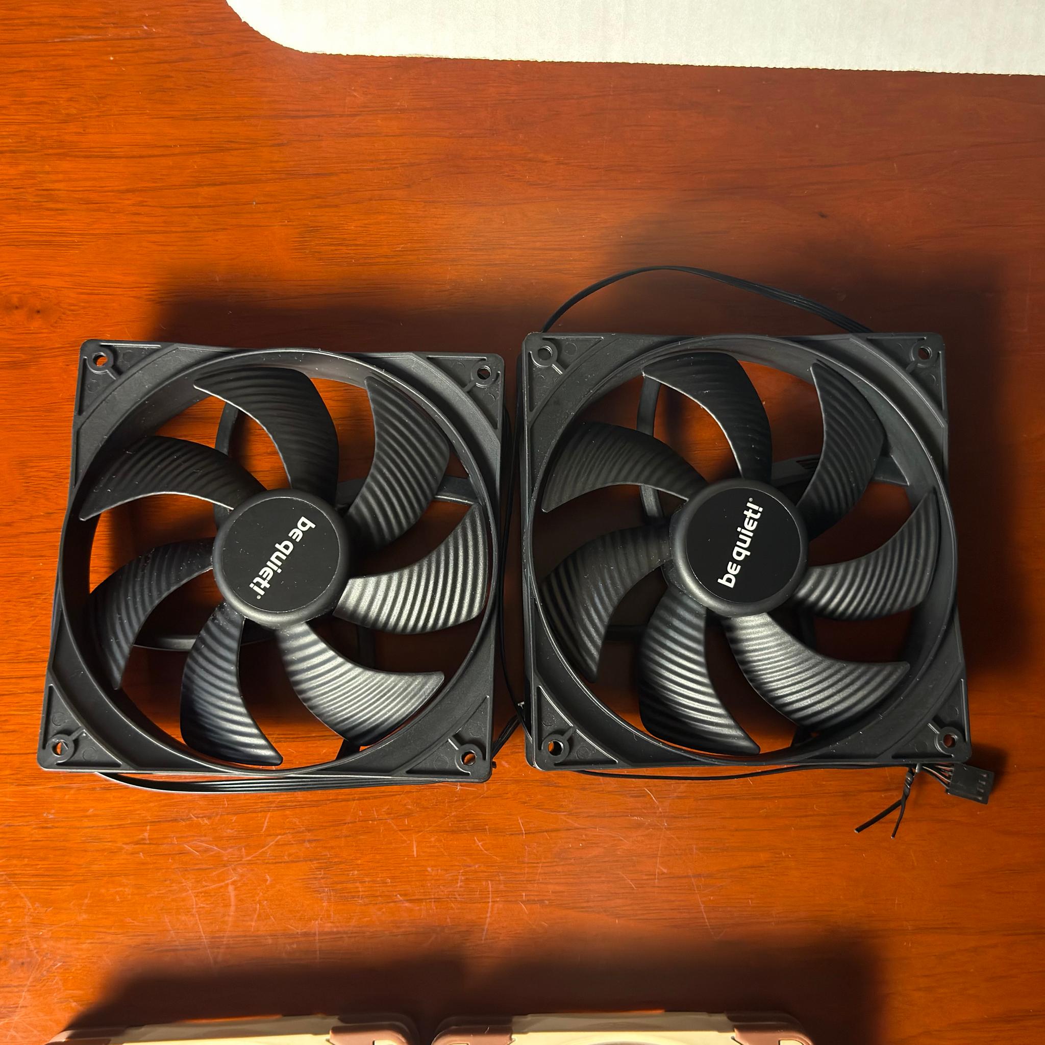 Noctua NF-A12x25 PWM + Bequite Pure wing 3