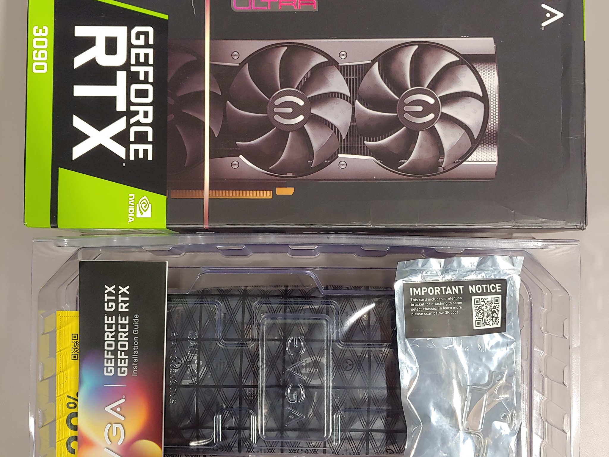 EVGA GeForce RTX 3090 XC3 Ultra 24GB GDDR6X – Tested – Original Box