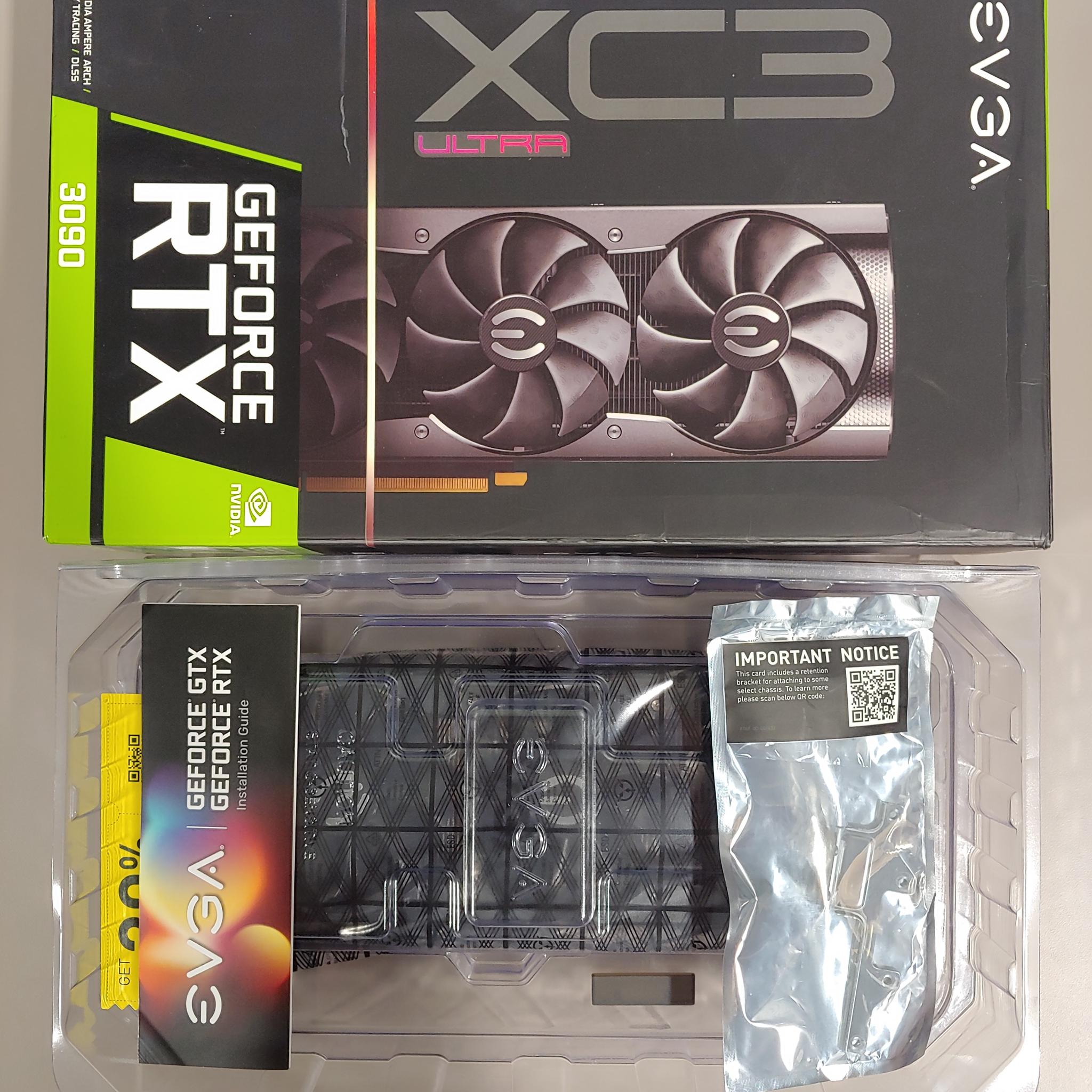 EVGA GeForce RTX 3090 XC3 Ultra 24GB GDDR6X – Tested – Original Box