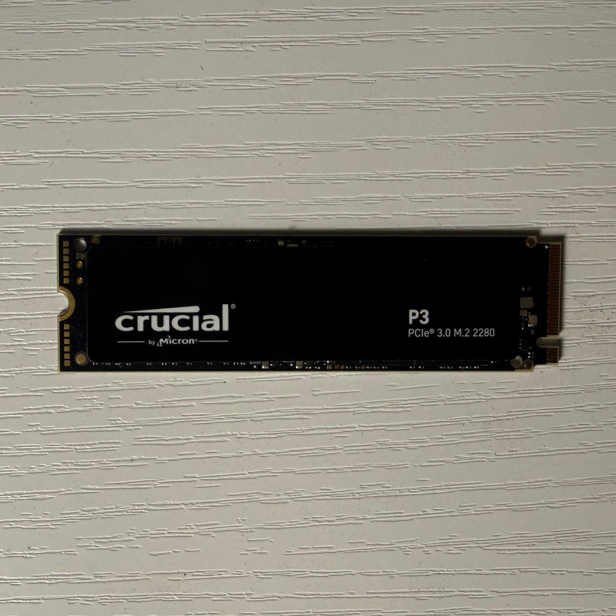 Crucial P3 PCIe 3.0 4TB NVME SSD