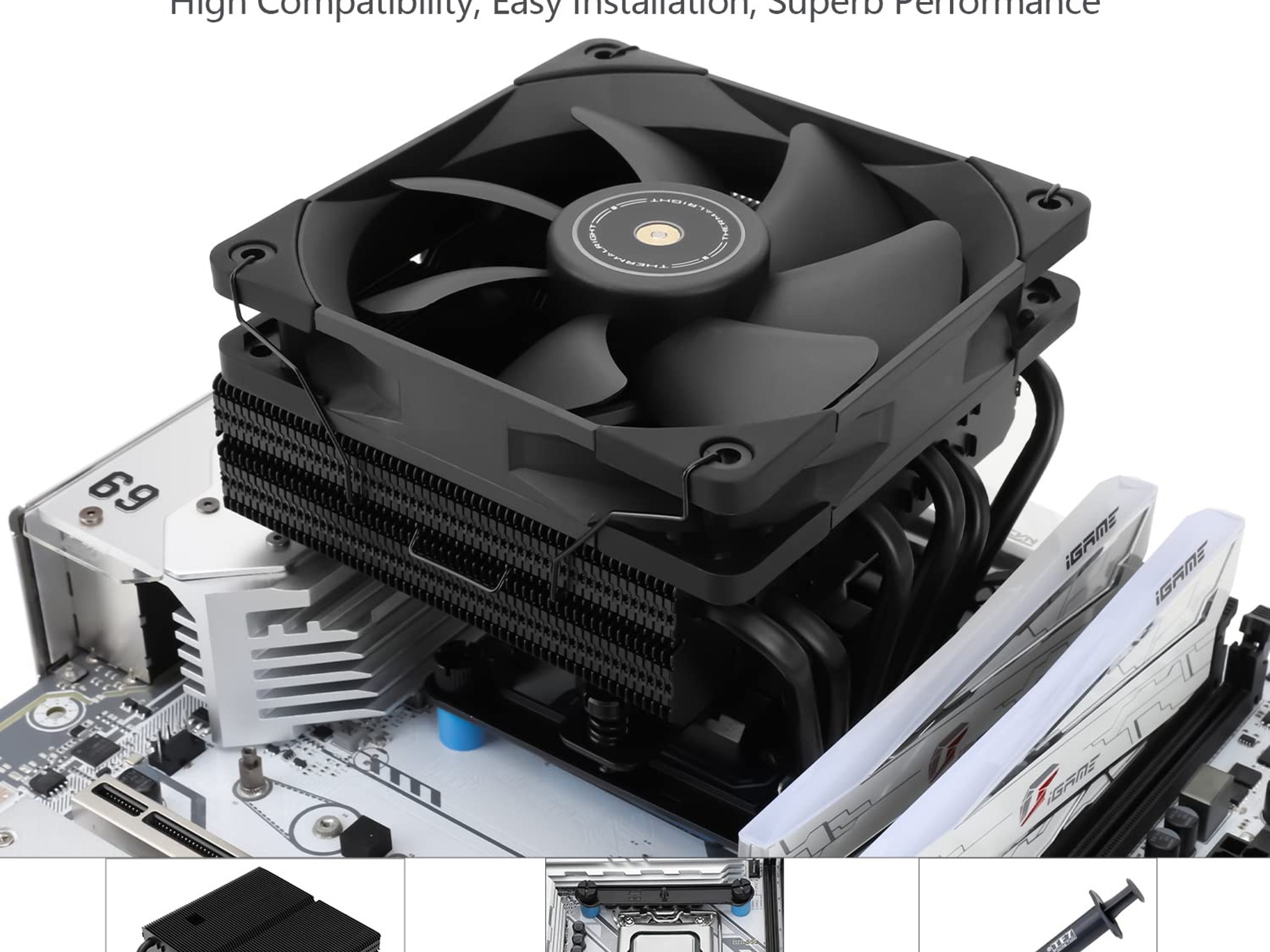 Low Profile CPU Cooler Thermalright SI-100 Black