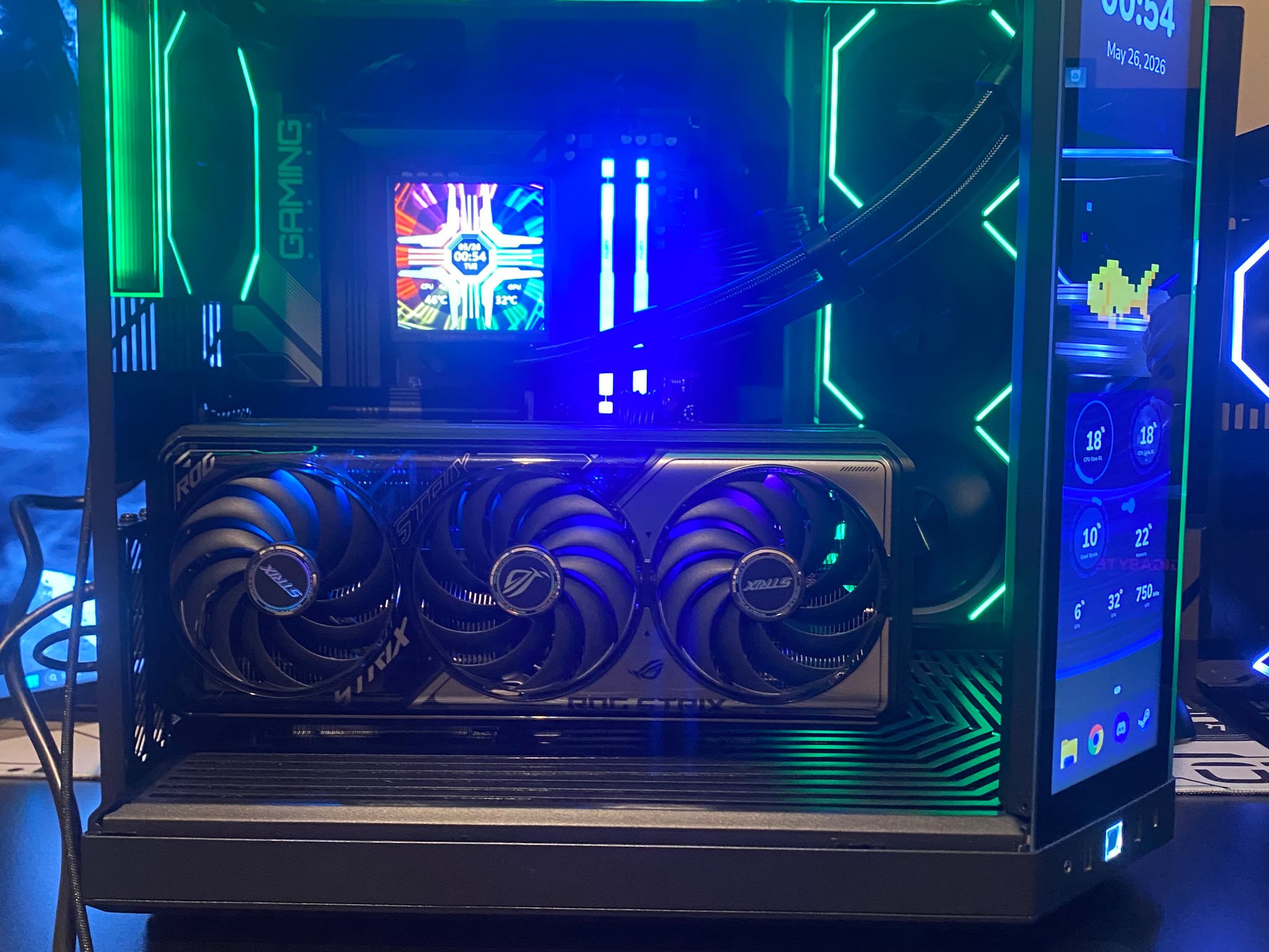 HYTE Y70 TOUCH | RYZEN 7 7800X3D | ROG RTX 5070 | 32GB DDR5 | 1TB