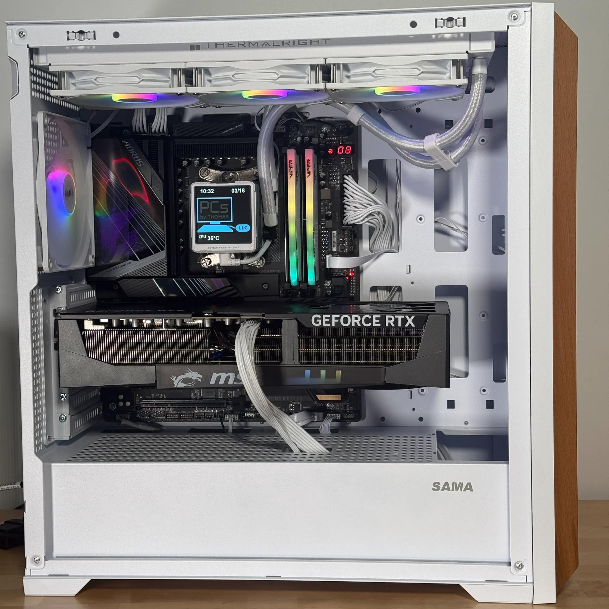 RTX 5090 Workstation/Gaming PC Ryzen 9950x3D 96GB DDR5 4TB NVME