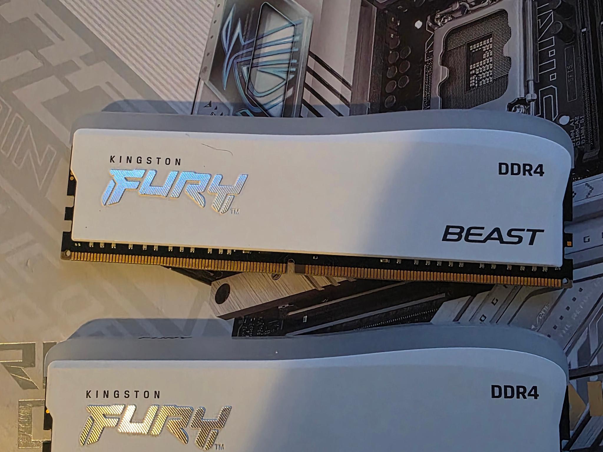 Kingston FURY Beast DIMM DDR4-3600 Kit RGB Memory 32GB (2 16gb sticks)