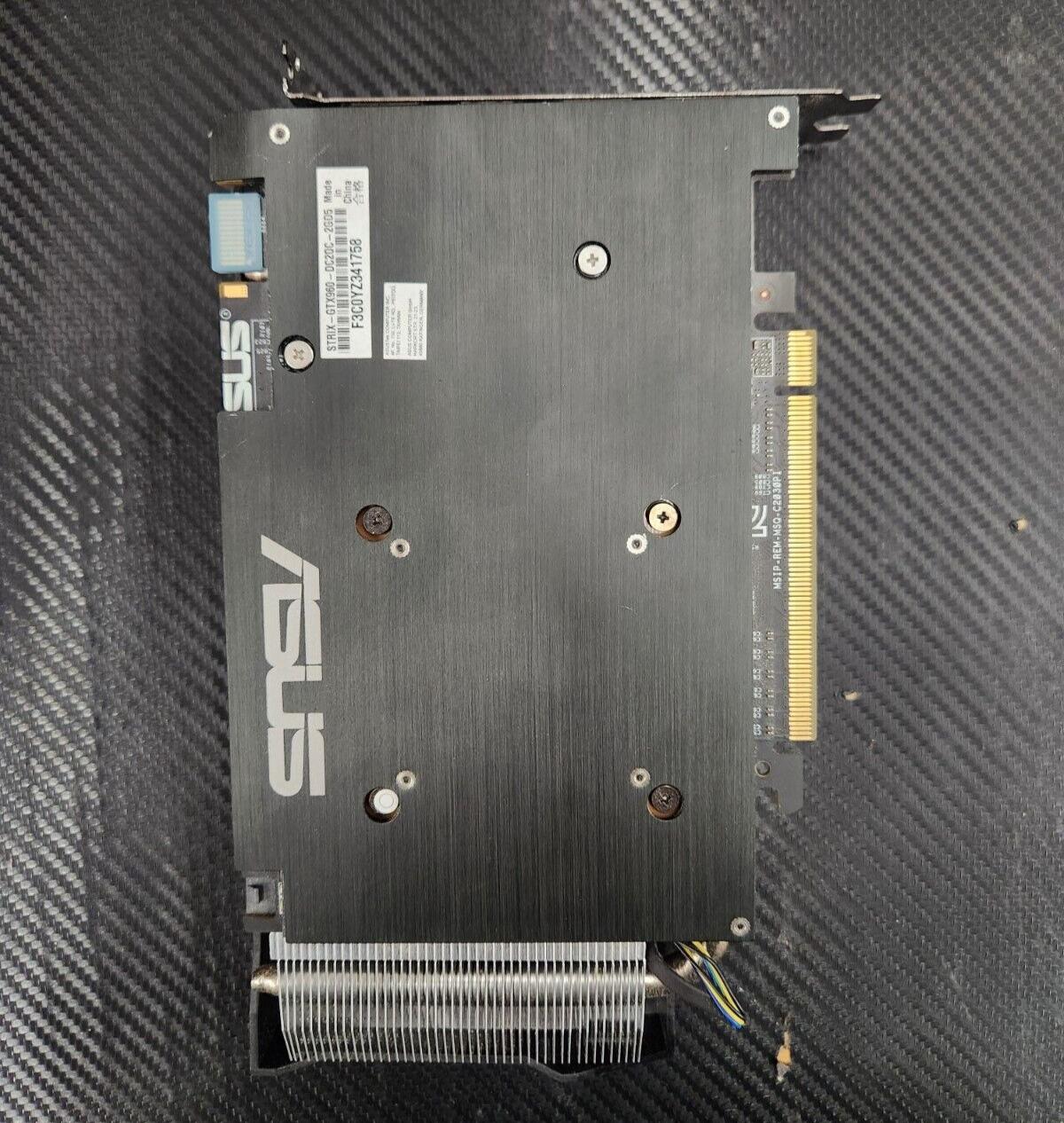 ASUS STRIX GeForce GTX 960 2GB GDDR5 PCIE Graphics Card - DVI, HDMI, DisplayPort