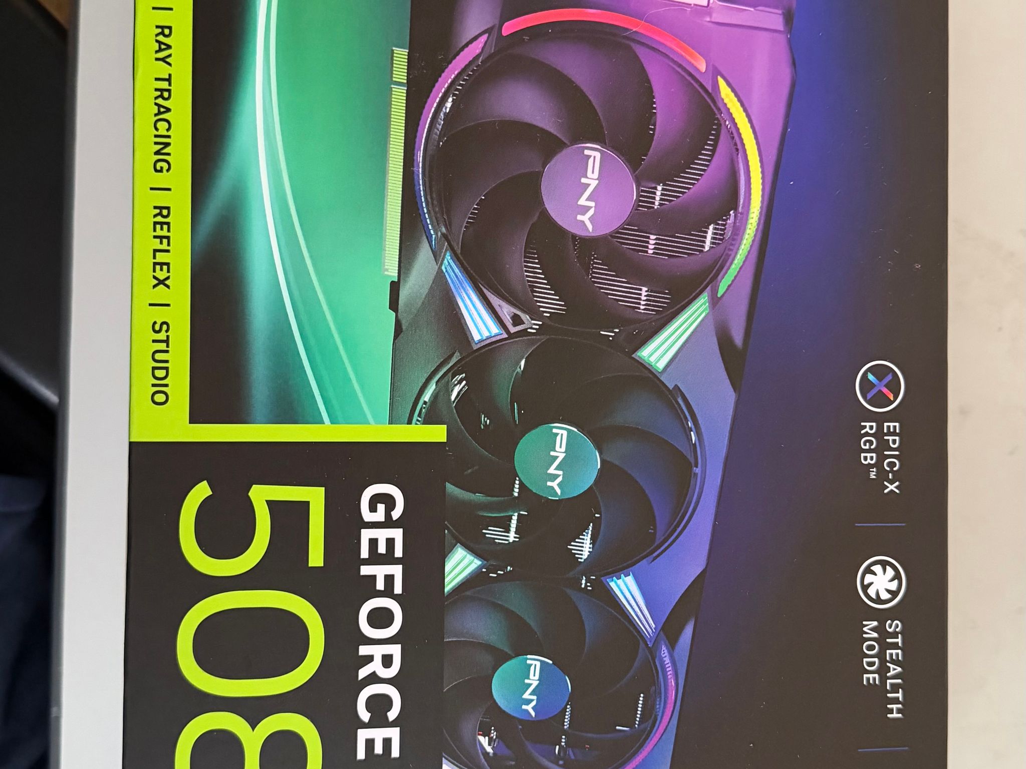 PNY GeForce RTX 5080 ARGB EPIC-X RGB Overclocked Triple Fan