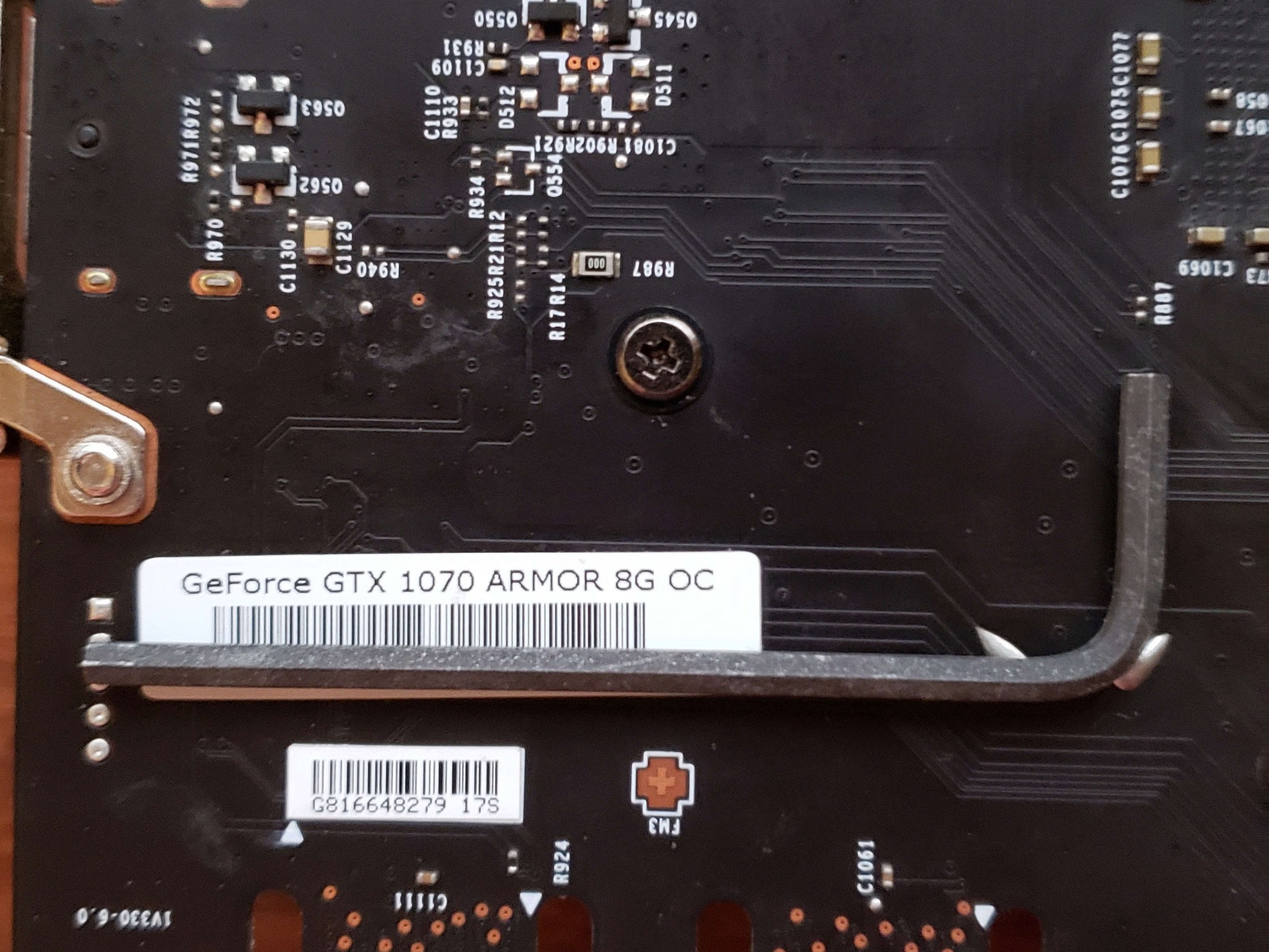 MSi GTX 1070 Armor 8G OC 