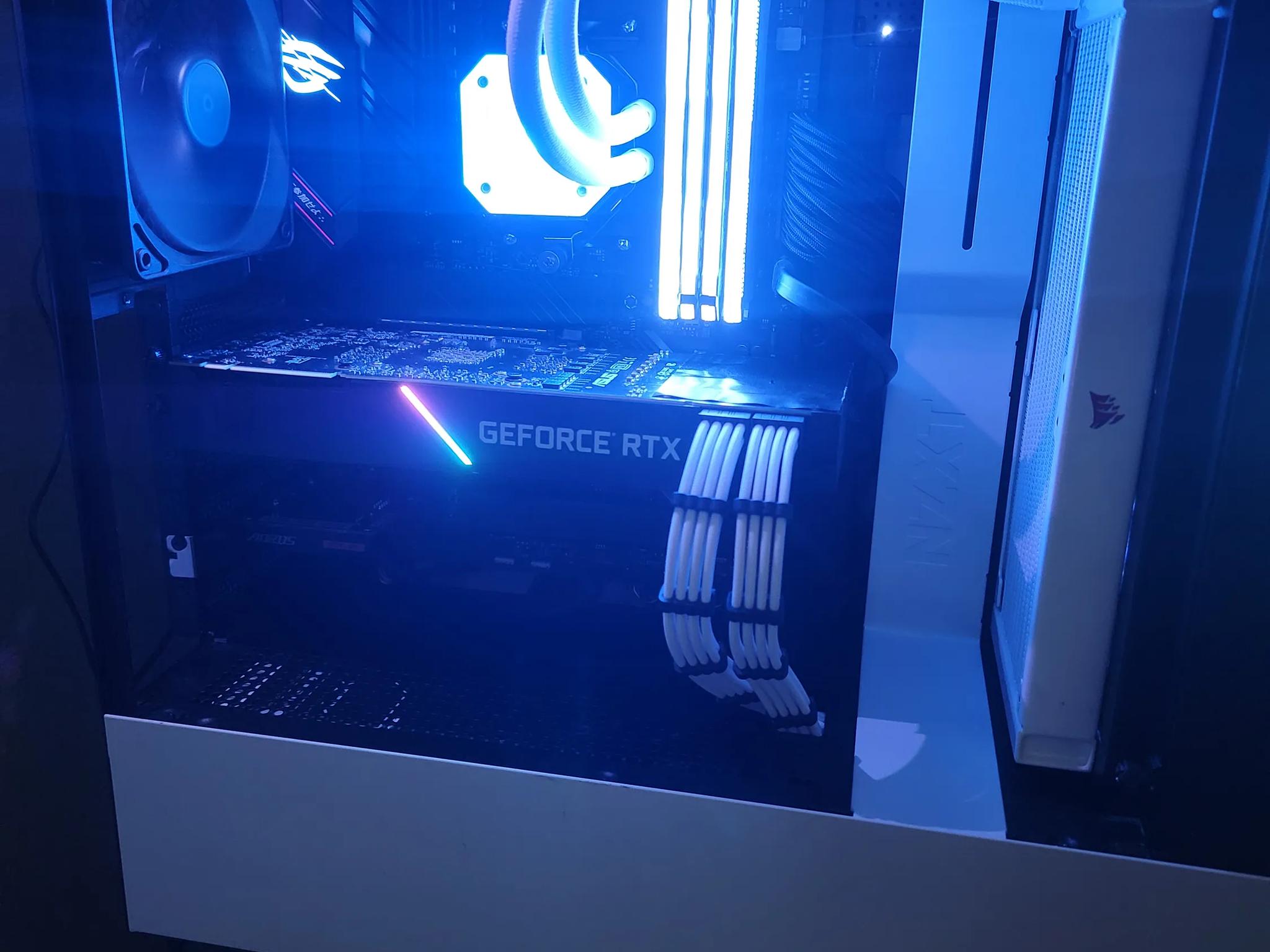 Custom White Rig with Ryzen 7 5800x and RTX 2080 Super. Many extras and no short cuts!