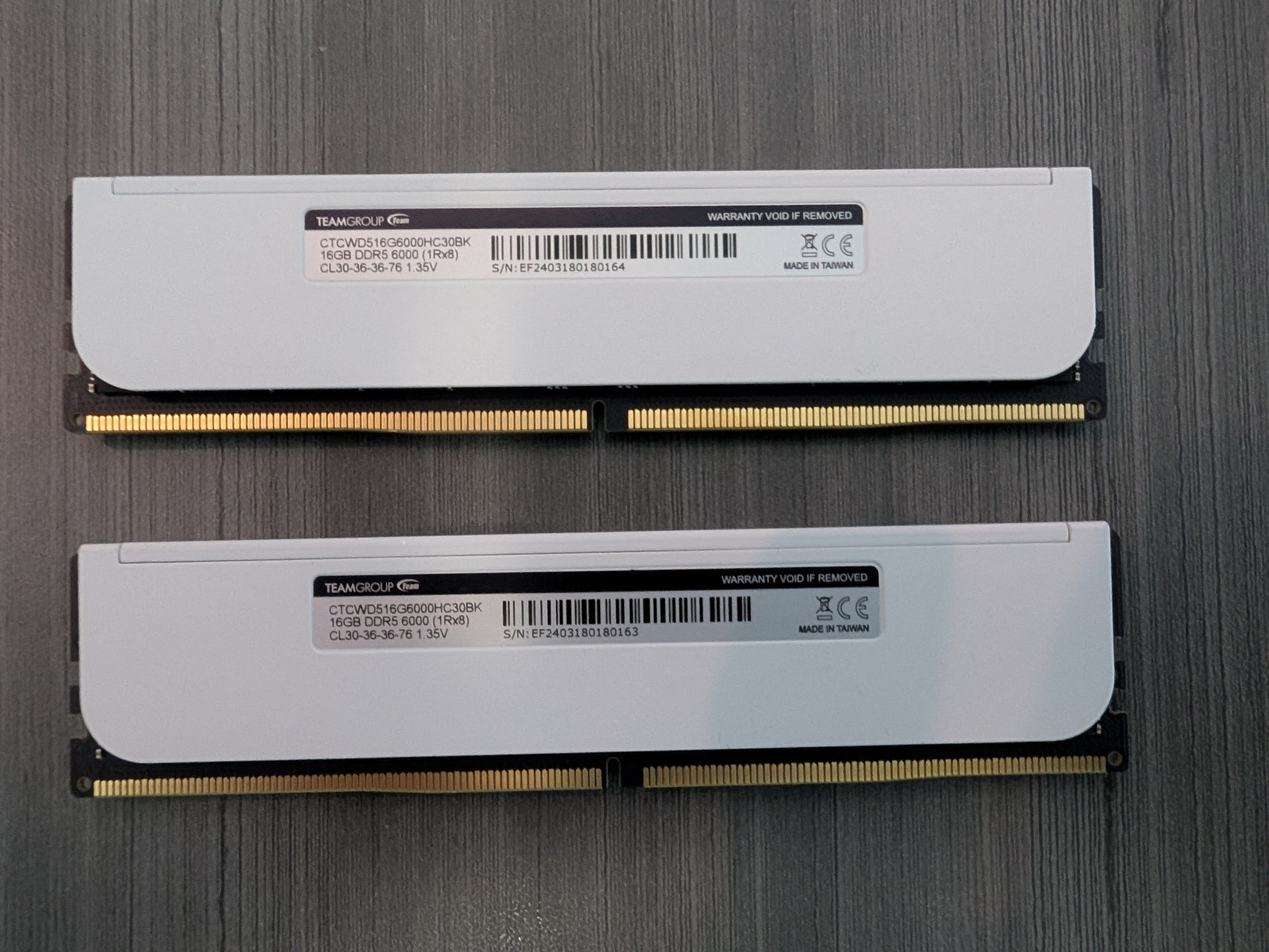 TEAMGROUP T-Create Expert Overclocking 10L DDR5 32GB Kit (2 x 16GB) 6000MHz (PC5-48000) CL30 White