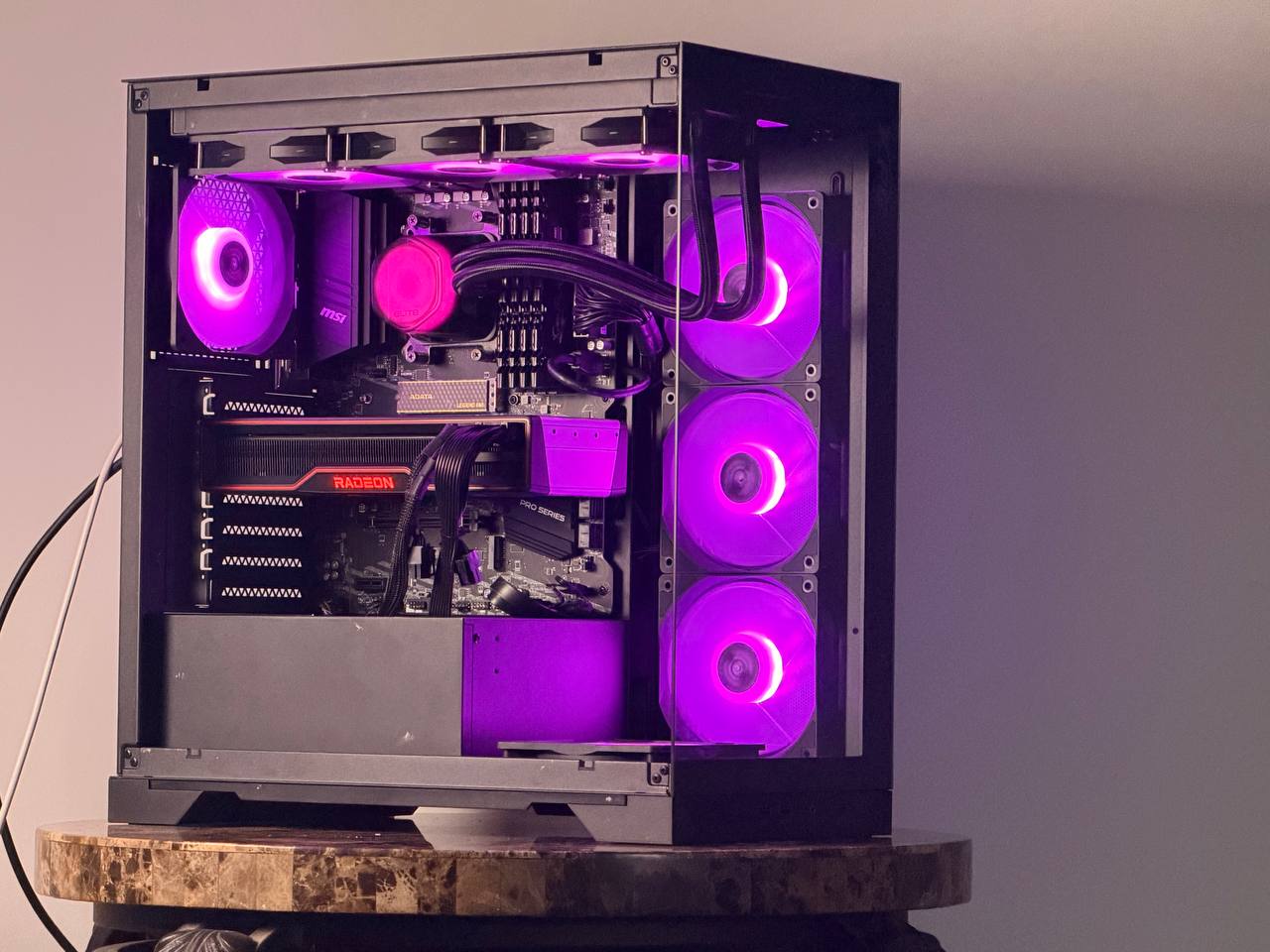 FREE SHIPPING 🖤 🌈 Black RGB Gaming PC | RX 6900 XT 16GB | Ryzen 7 5700x | 1TB SSD | 32 GB DDR4