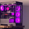 FREE SHIPPING 🖤 🌈 Black RGB Gaming PC | RX 6900 XT 16GB | Ryzen 7 5700x | 1TB SSD | 32 GB DDR4
