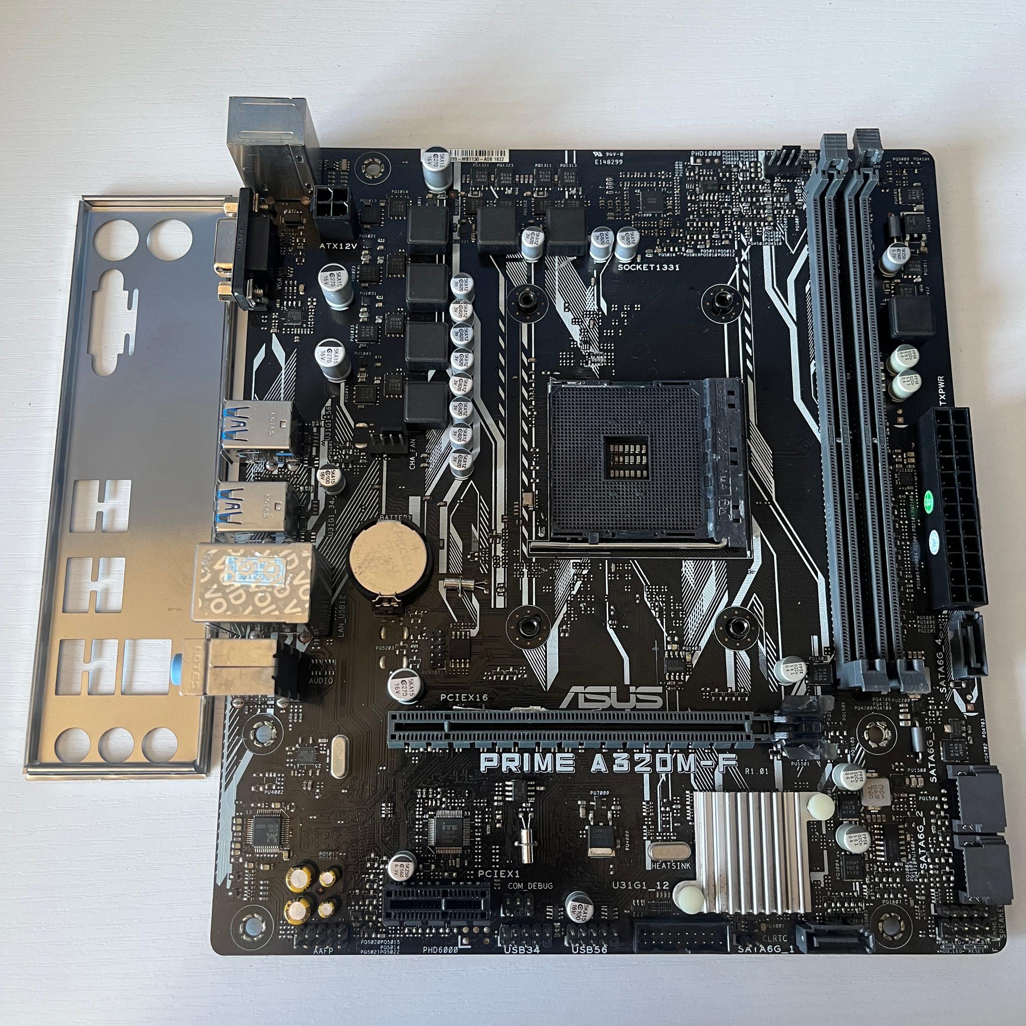 ASUS PRIME A320M-F AM4 Motherboard